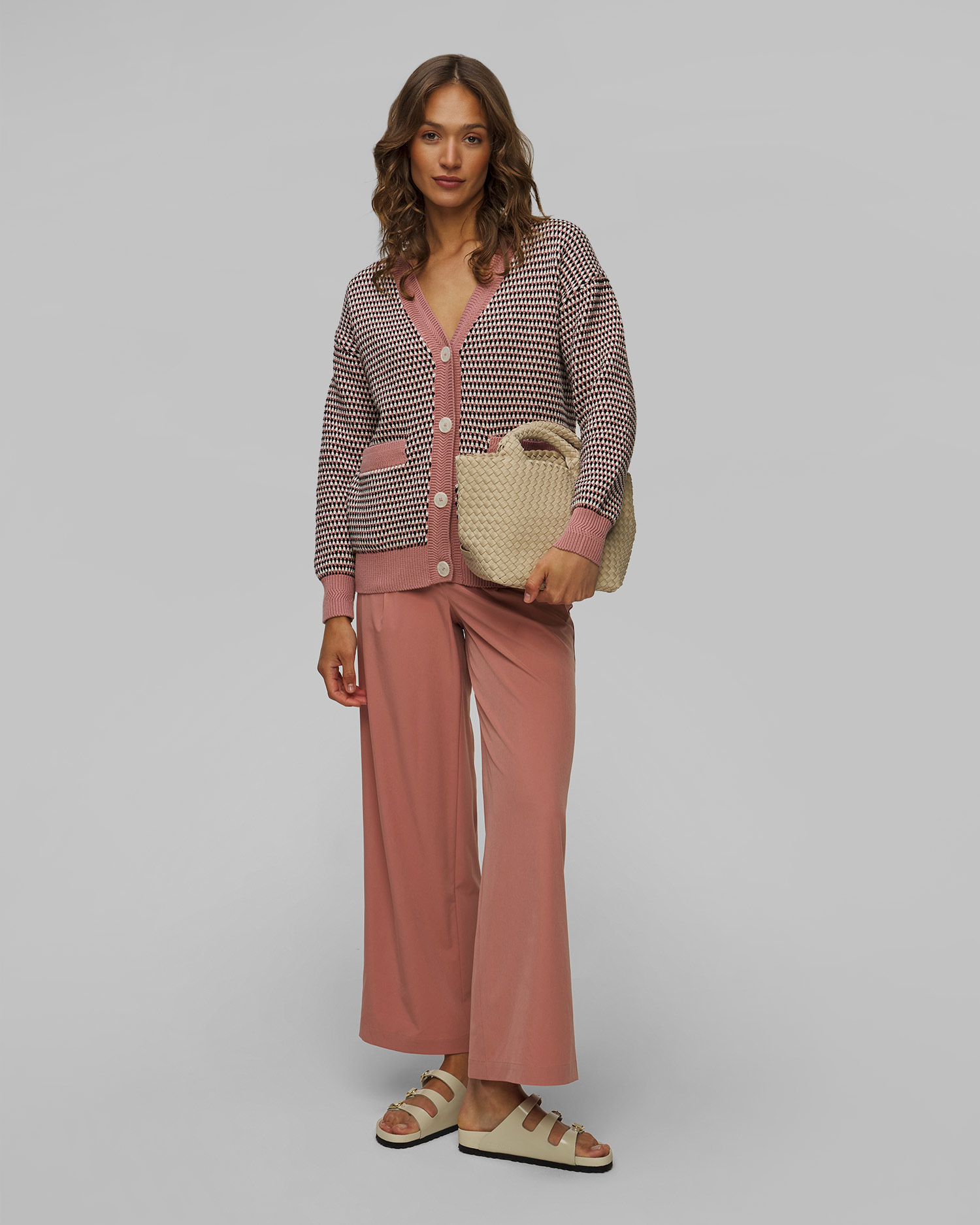 Ručne pletená dámska kabelka Naghedi St Barths Small Tote