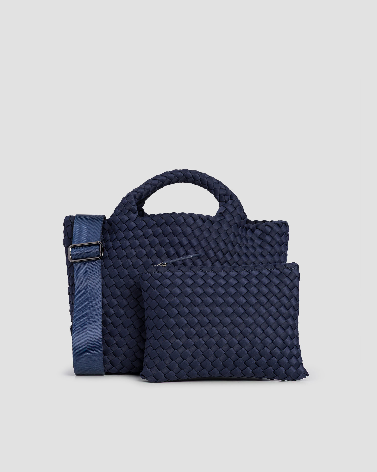 Geantă împletită manual pentru femei Naghedi St Barths Small Tote