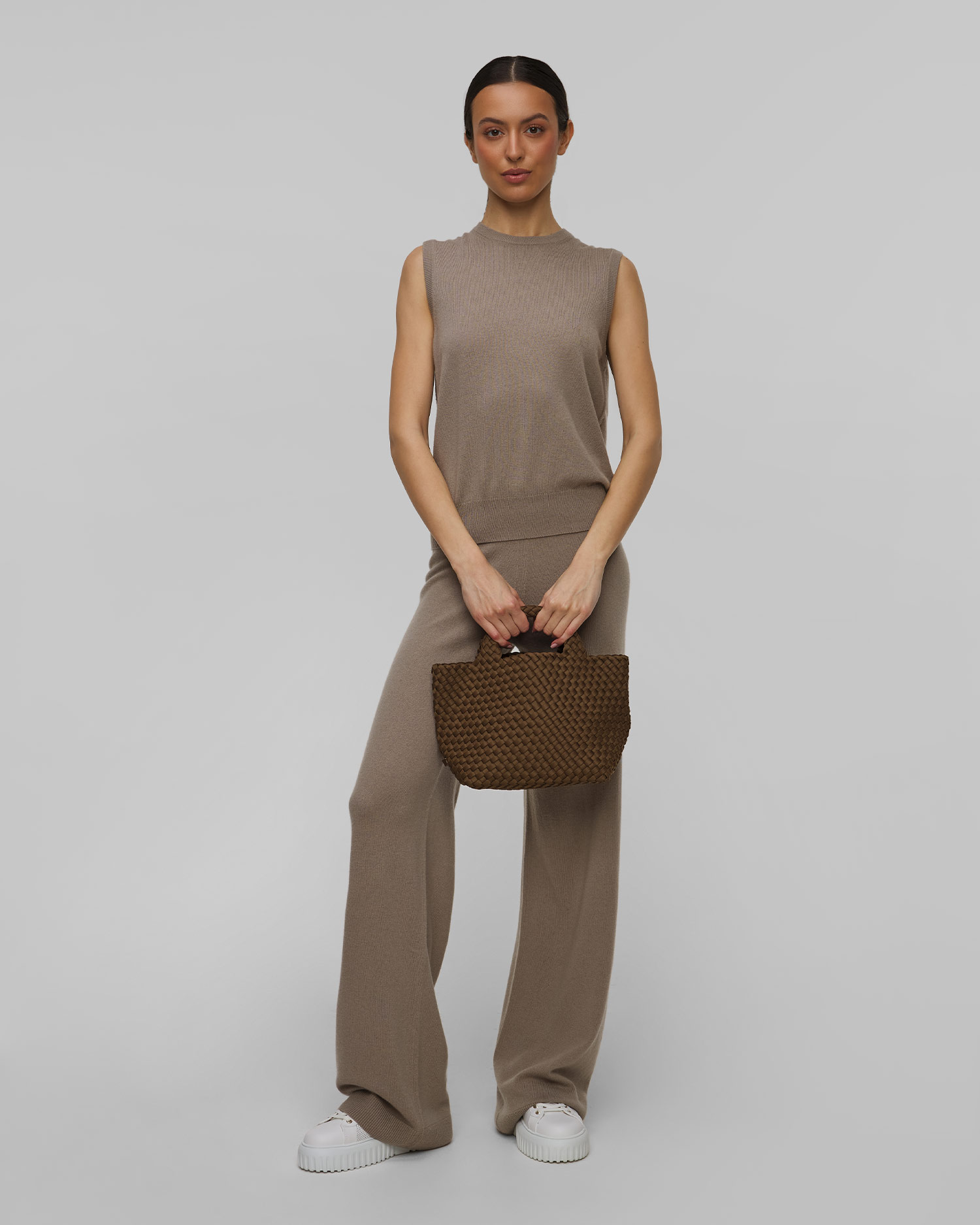 Ručne pletená dámska kabelka Naghedi St Barths Small Tote