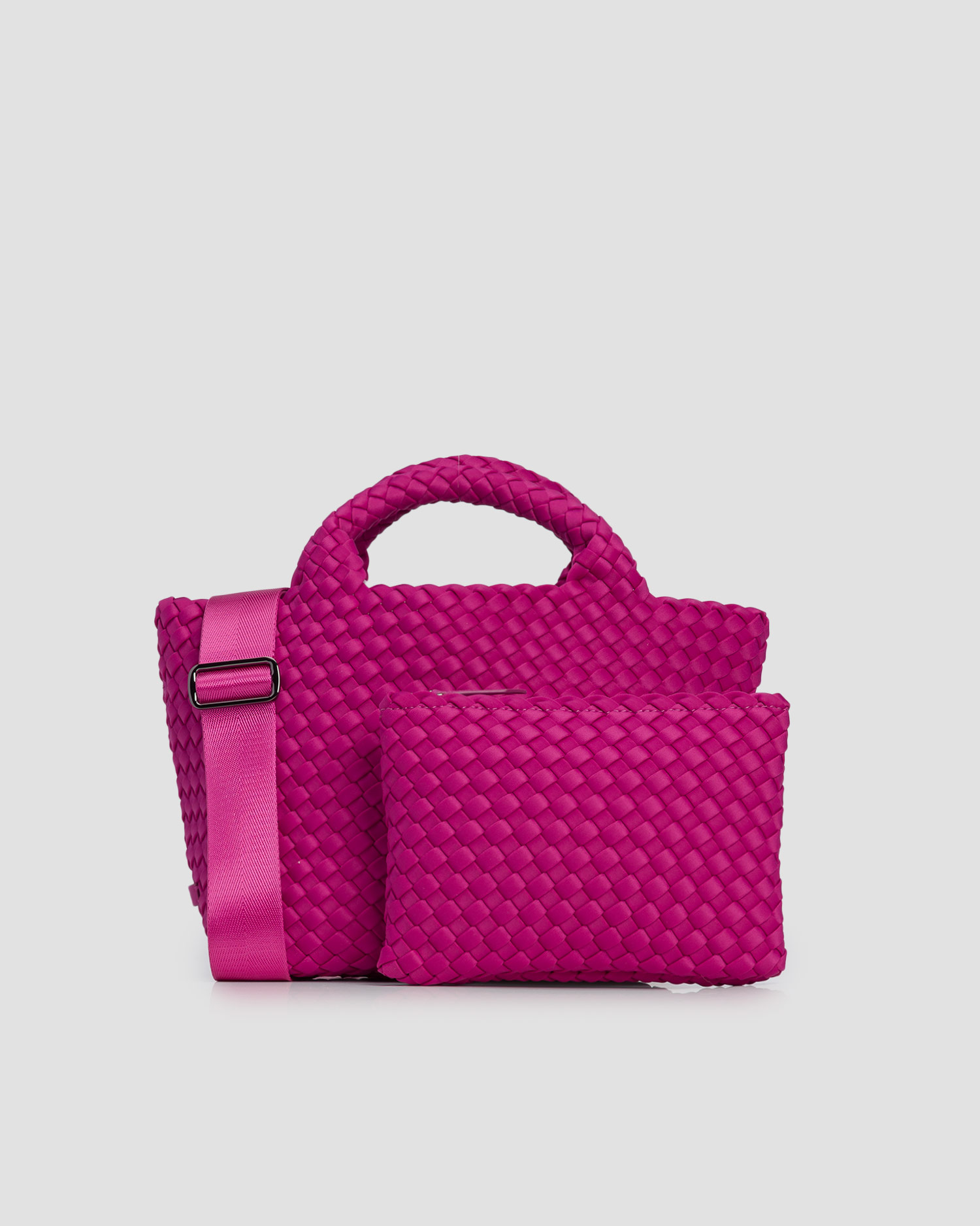 Geantă împletită manual pentru femei Naghedi St Barths Small Tote