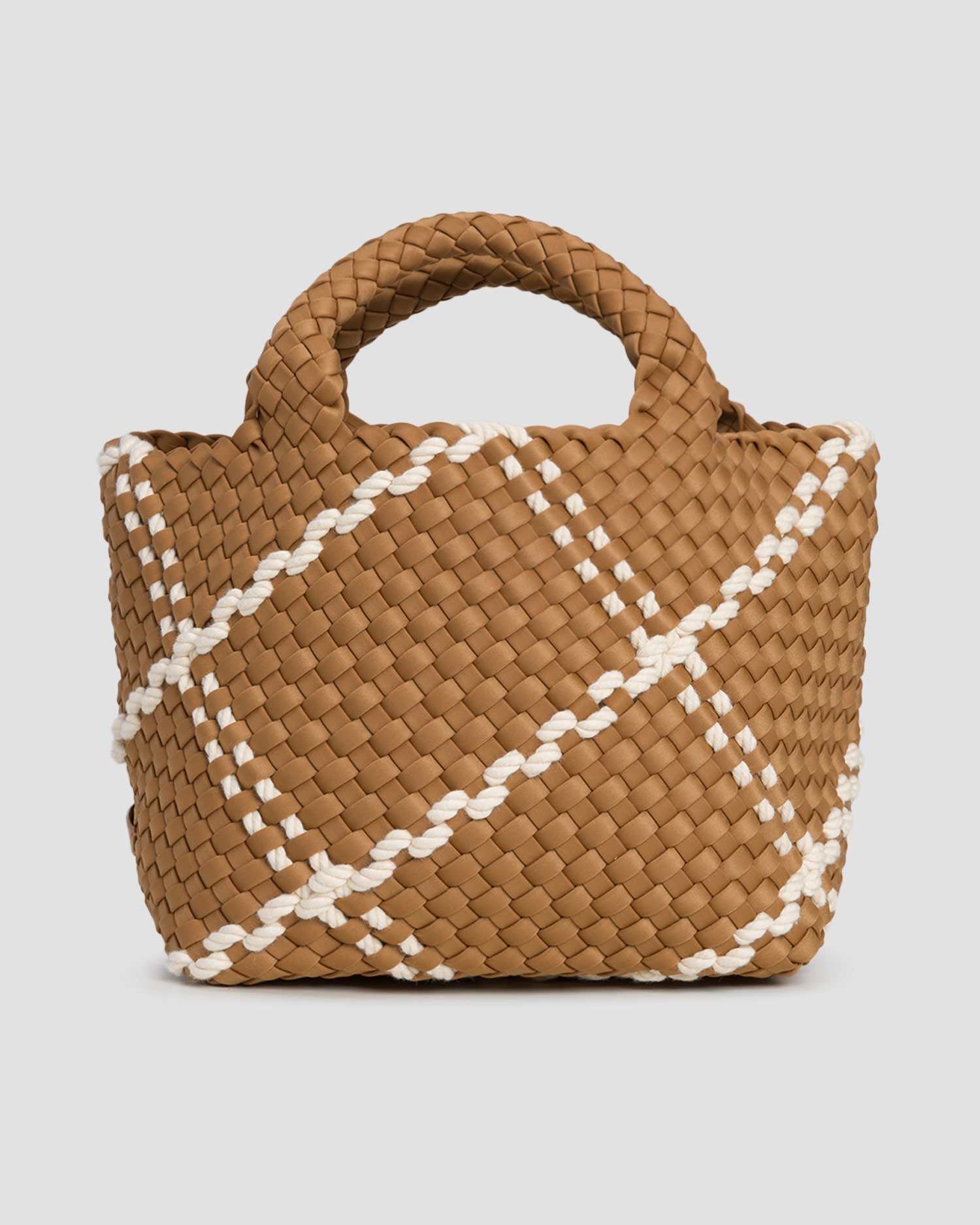 Borsa intrecciata a mano da donna Naghedi St Barths Small Tote