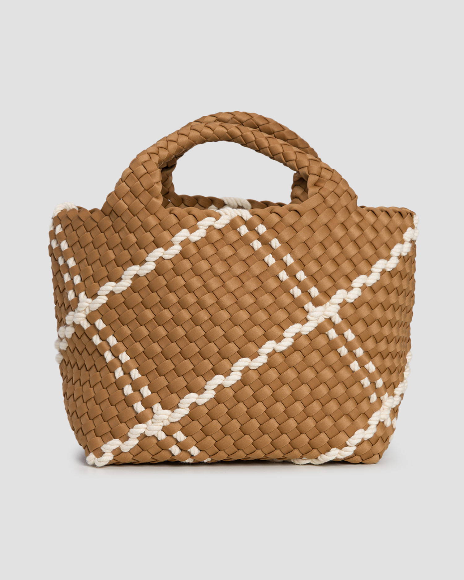 Borsa intrecciata a mano da donna Naghedi St Barths Small Tote