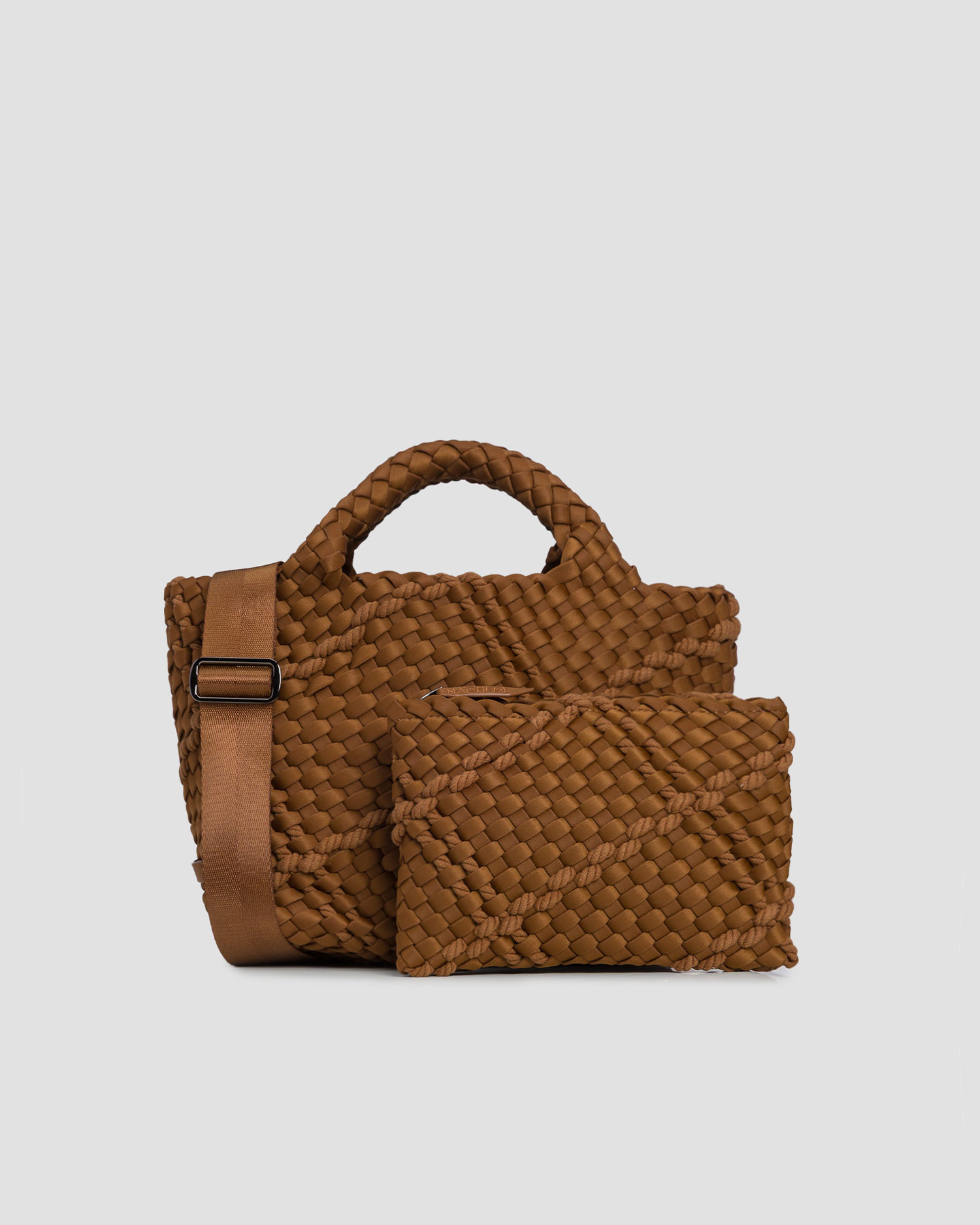 Borsa intrecciata a mano da donna Naghedi St Barths Small Tote