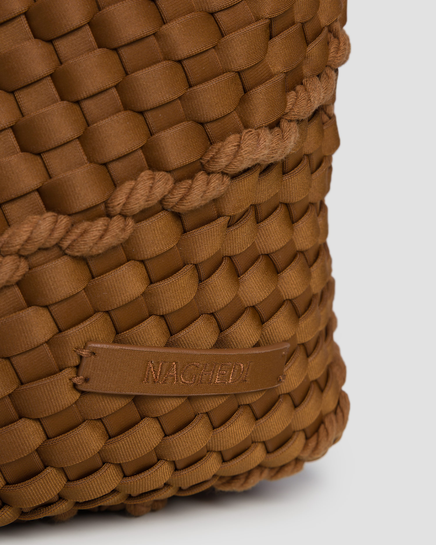 Borsa intrecciata a mano da donna Naghedi St Barths Small Tote