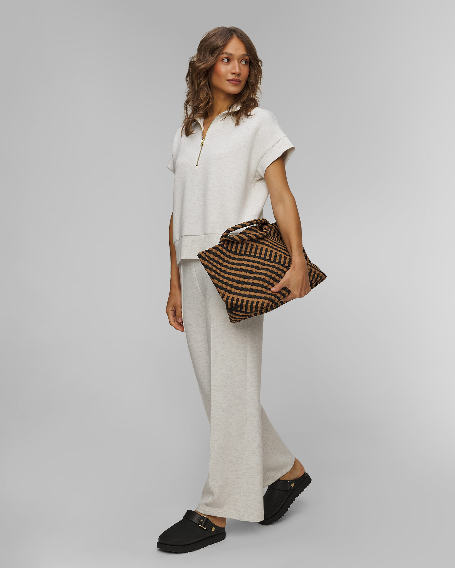 Borsa intrecciata a mano da donna Naghedi St Barths Medium Tote