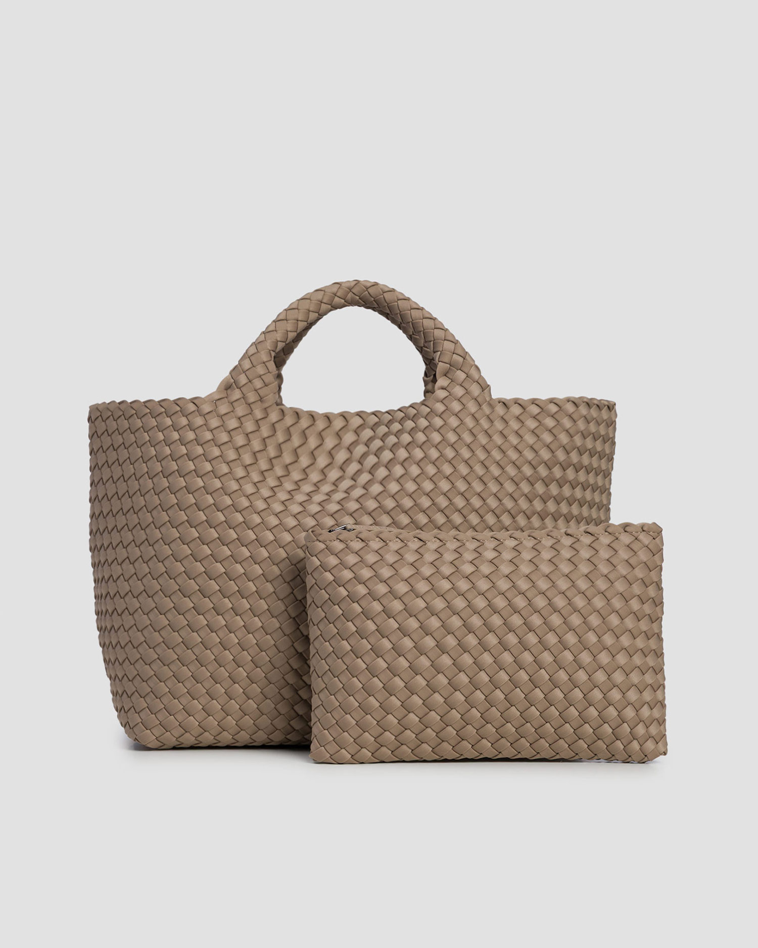 Geantă împletită manual pentru femei Naghedi St Barths Medium Tote