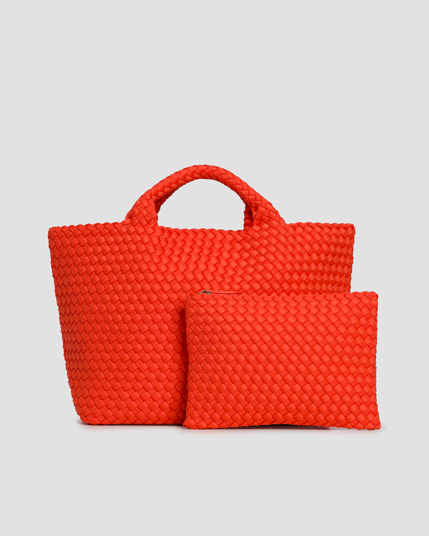 Geantă împletită manual pentru femei Naghedi St Barths Medium Tote