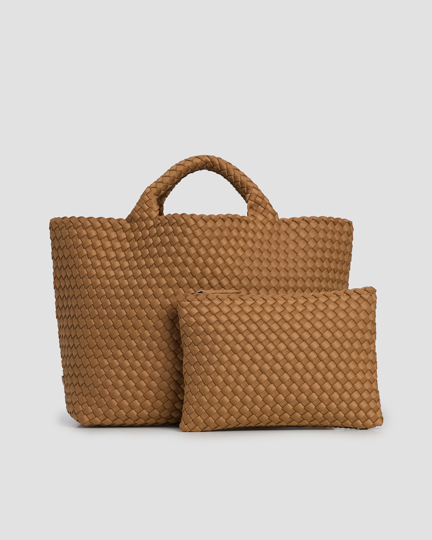 Geantă împletită manual pentru femei Naghedi St Barths Medium Tote
