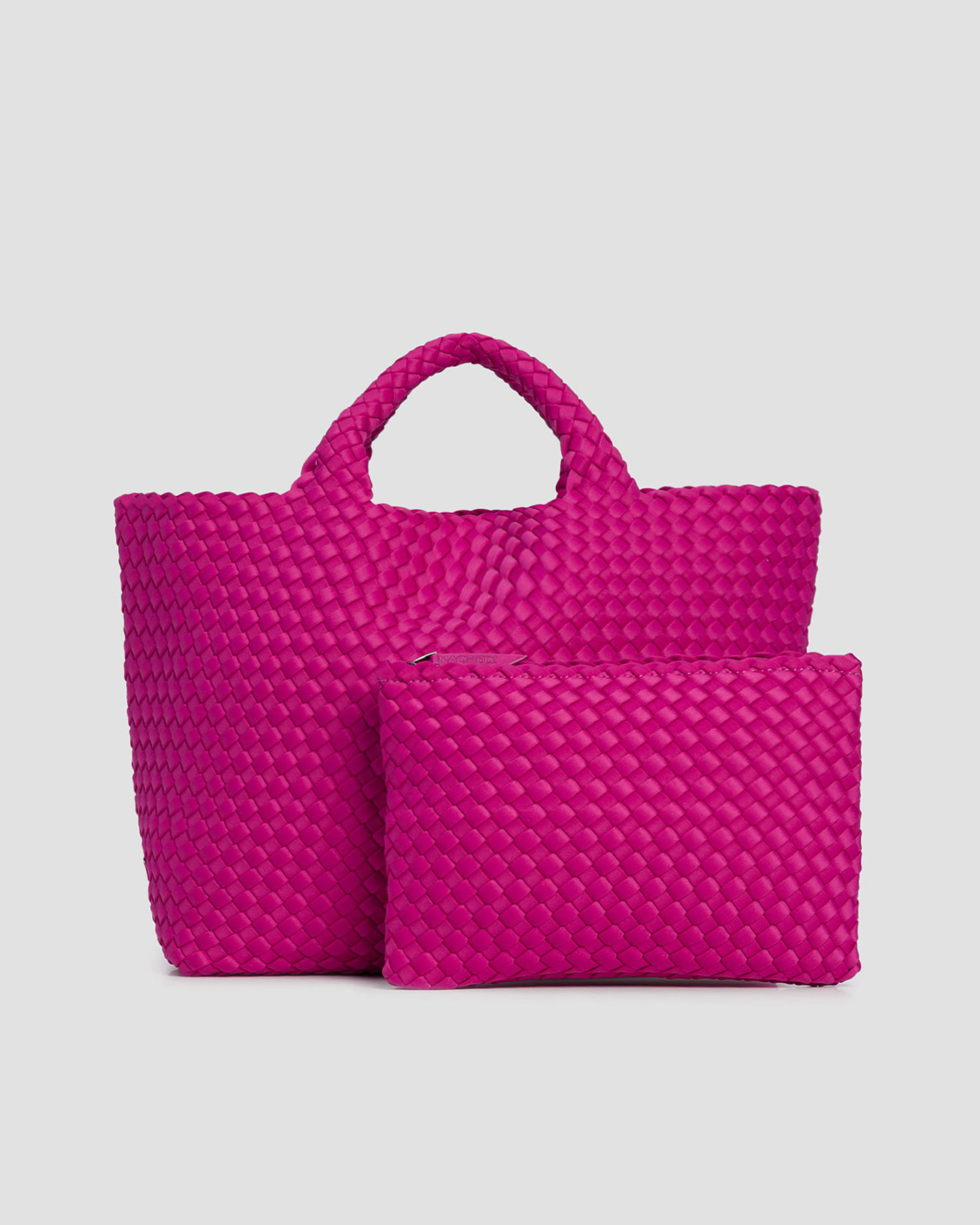 Geantă împletită manual pentru femei Naghedi St Barths Medium Tote