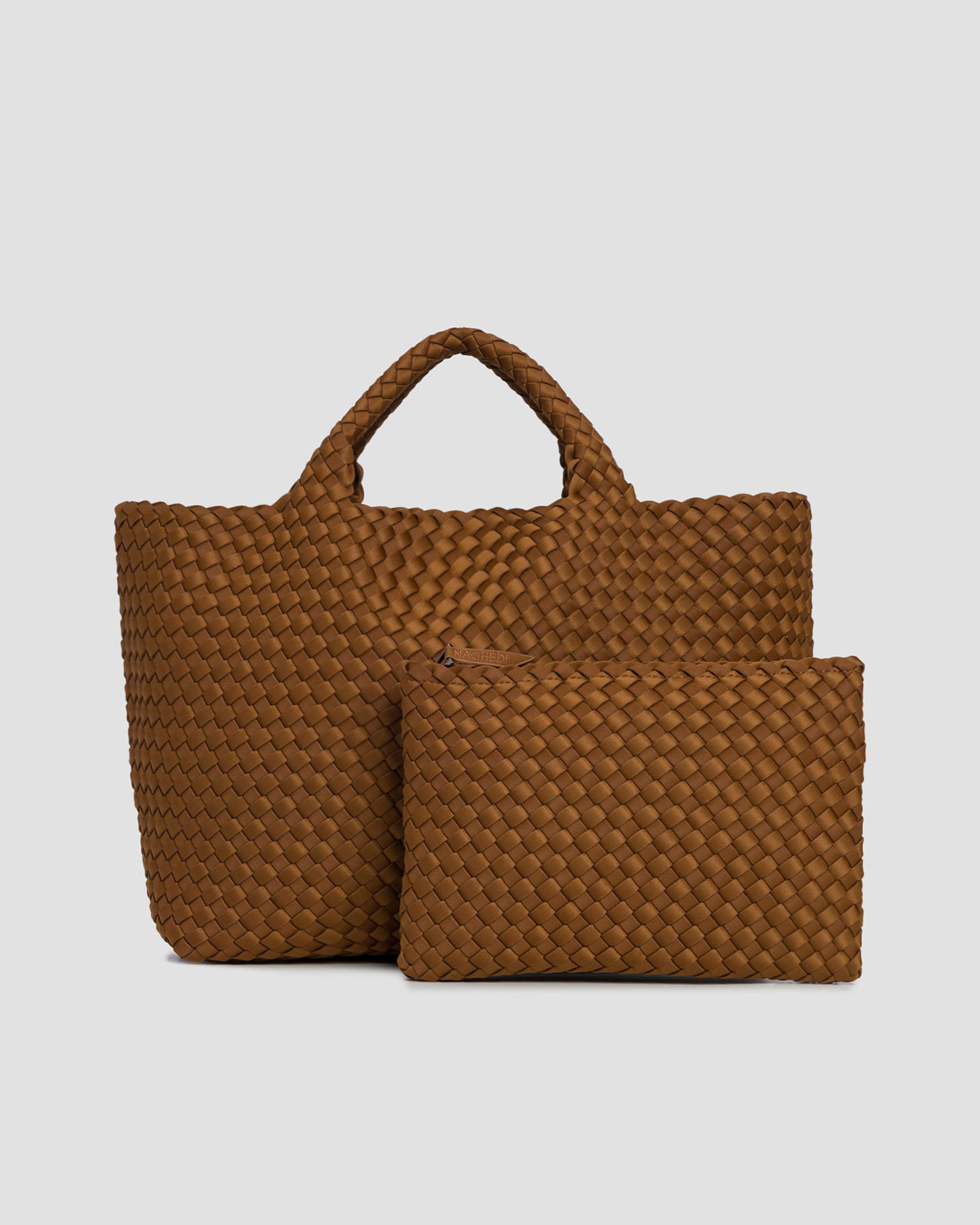 Geantă împletită manual pentru femei Naghedi St Barths Medium Tote