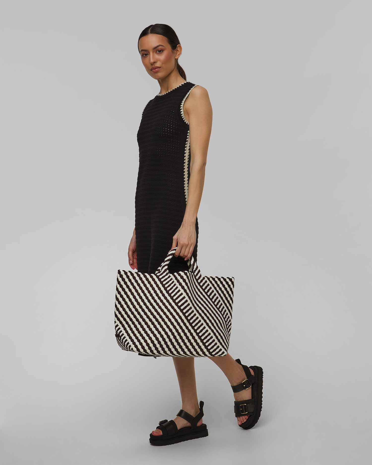 Borsa intrecciata a mano da donna Naghedi St Barths Large Tote