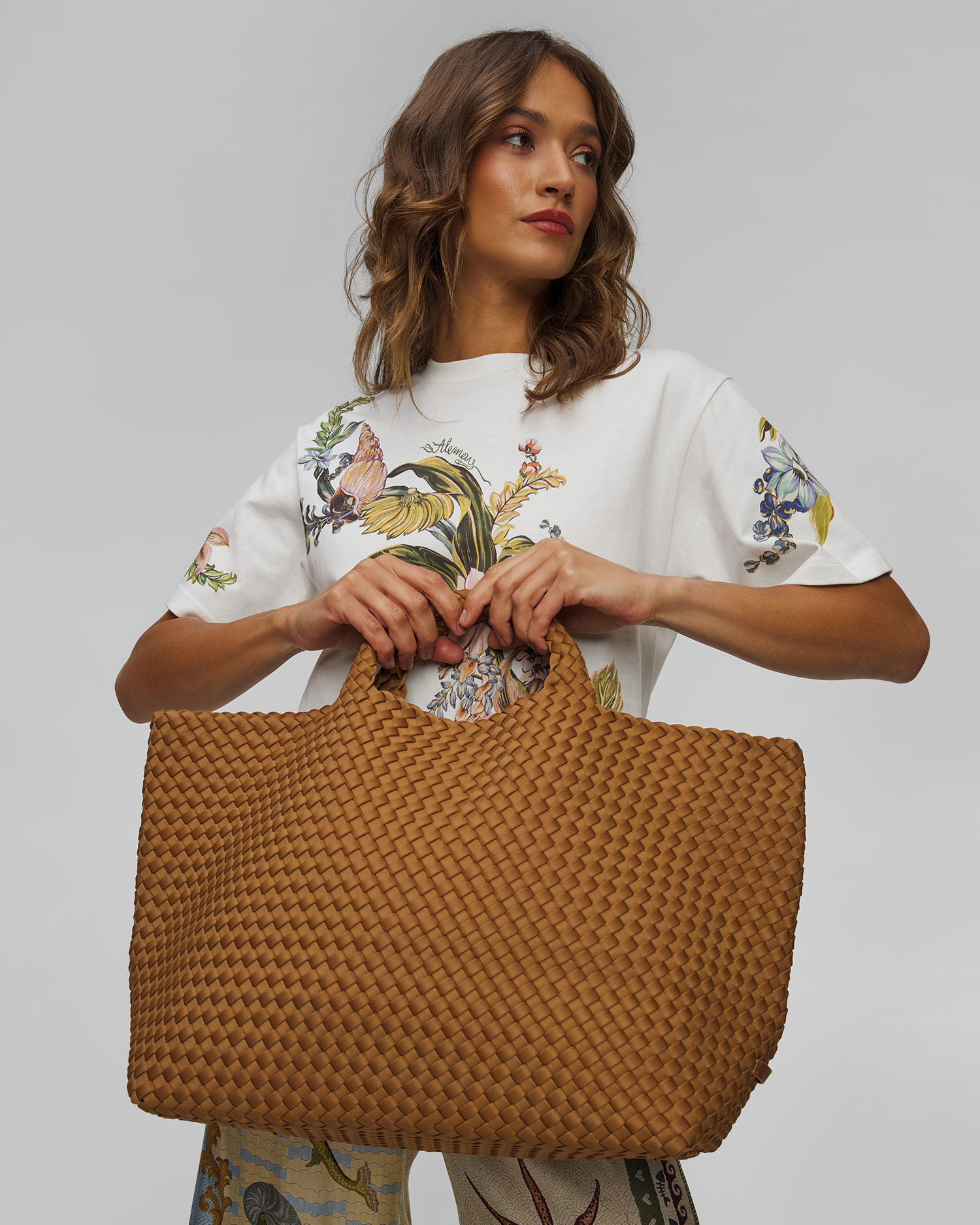 Borsa intrecciata a mano da donna Naghedi St Barths Large Tote