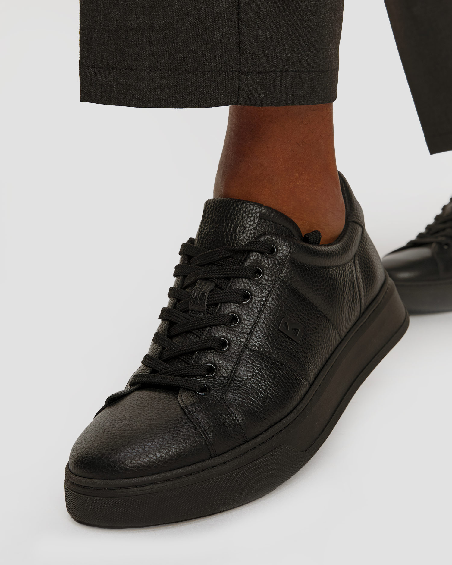 Buty skórzane męskie BOGNER Milan 26 czarne