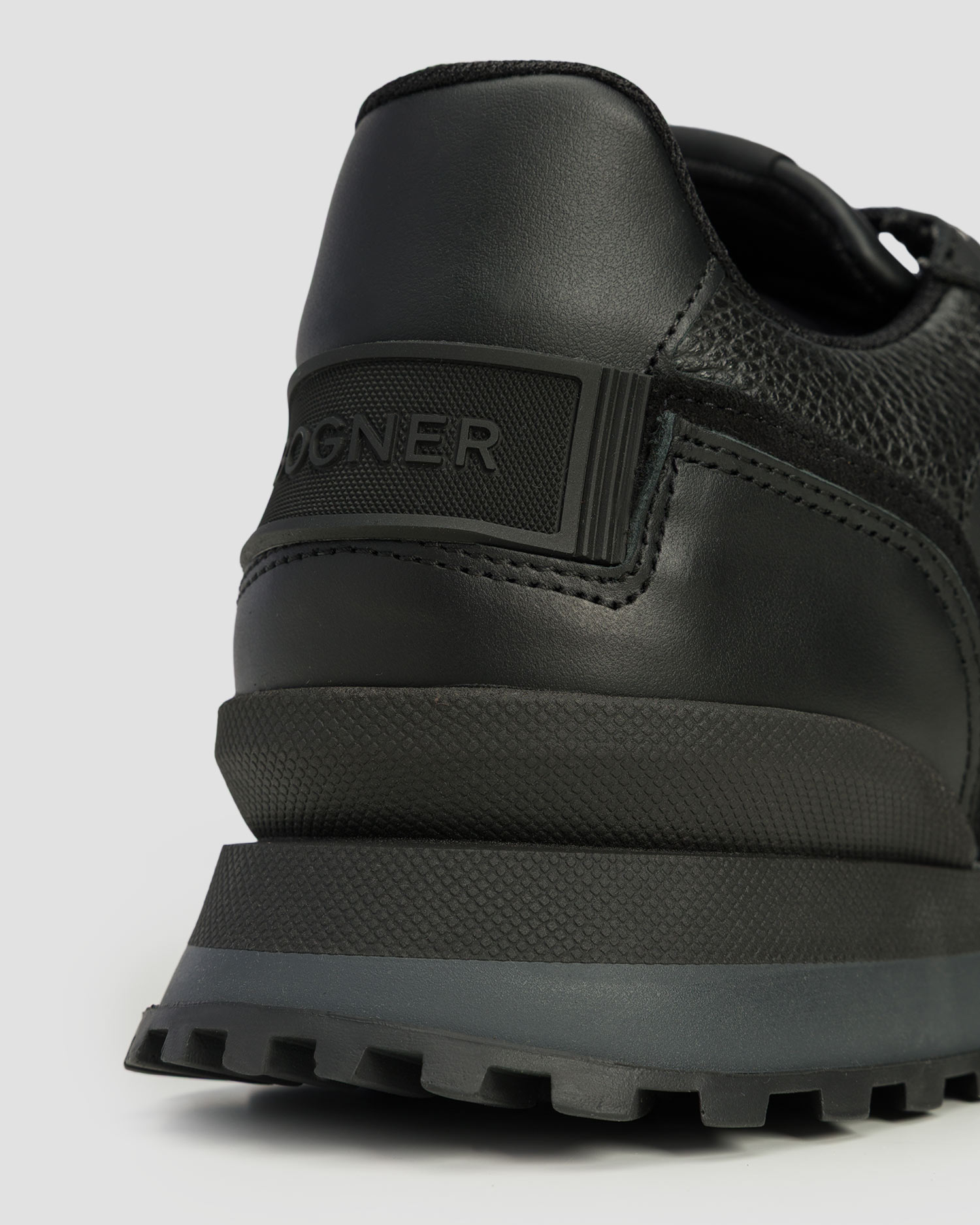 Buty skórzane męskie BOGNER Newport 10 A czarny