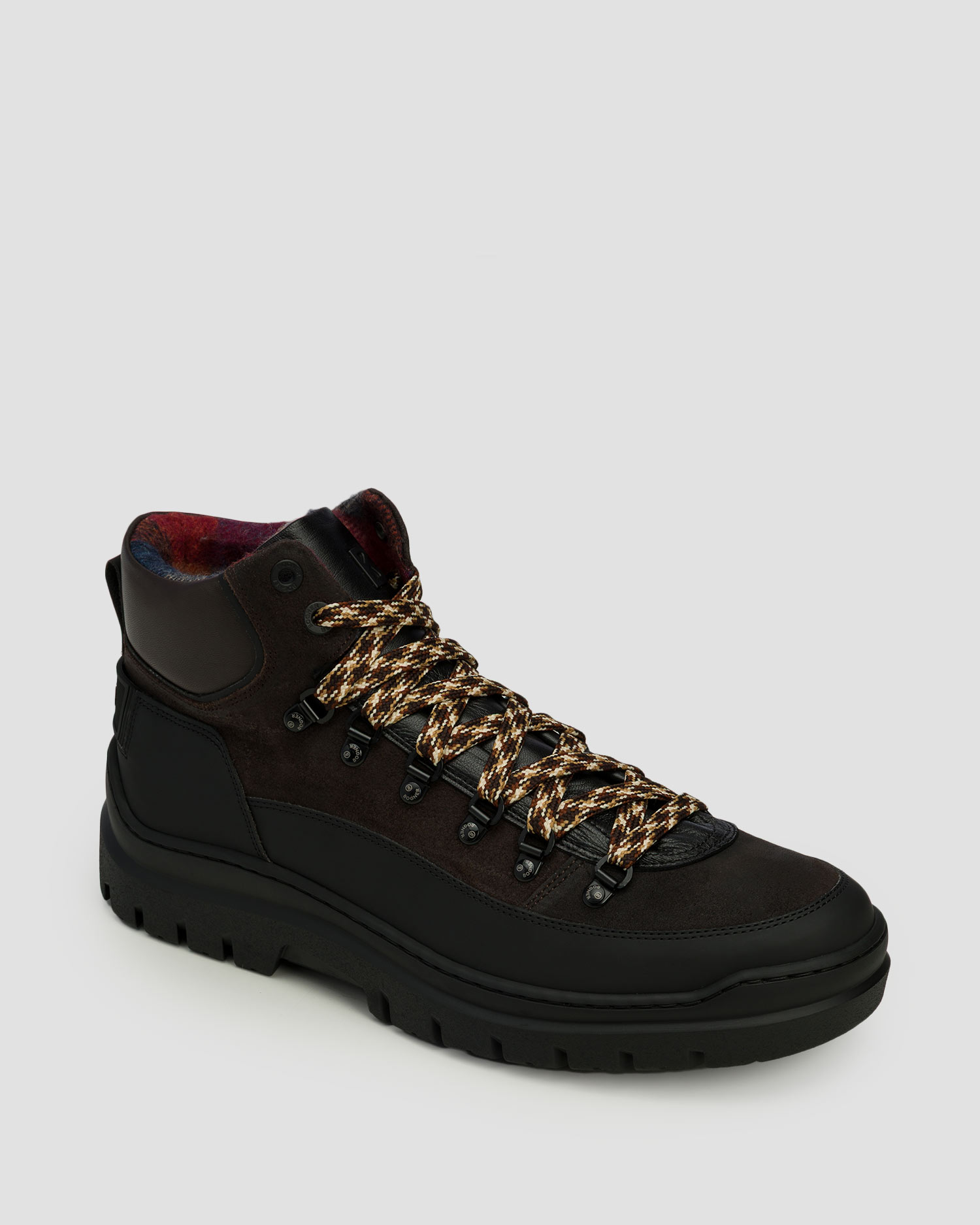 BOGNER Bansko S 3 Herrenschuhe mit Spikes in Braun, Farbe/Muster: Brązowy