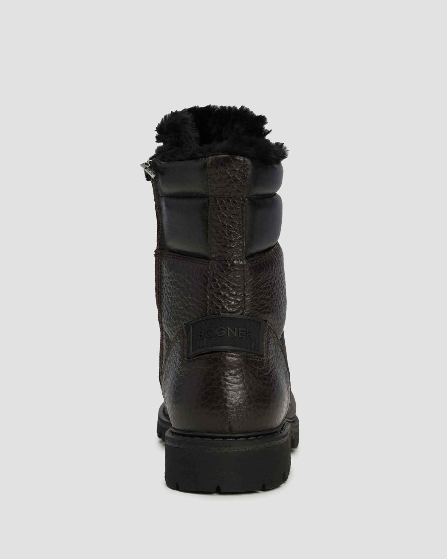 Pánské tmavě hnědé zimní boty BOGNER Helsinki S 17 A