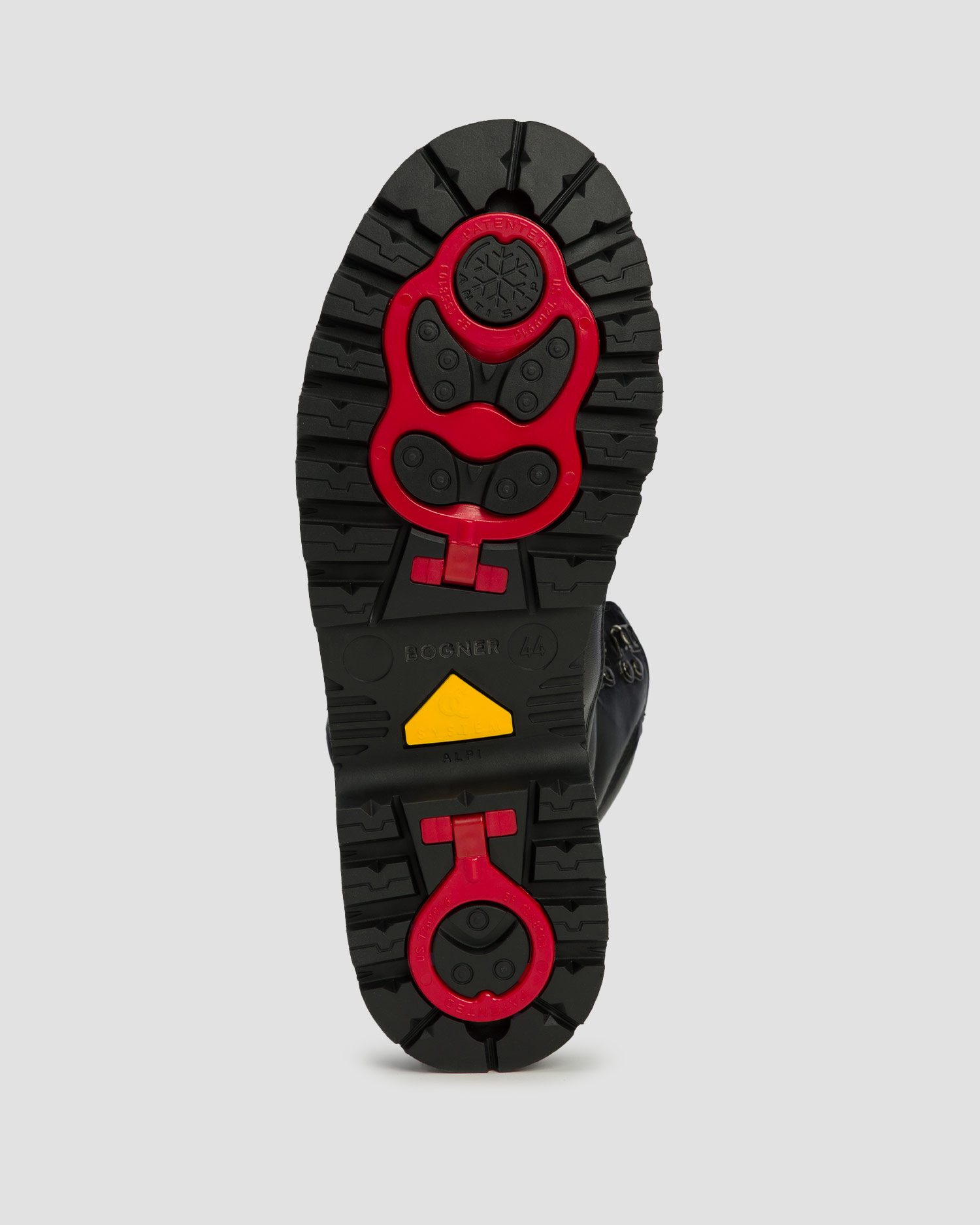 Śniegowce skórzane z kolcami męskie BOGNER Helsinki S 21 C