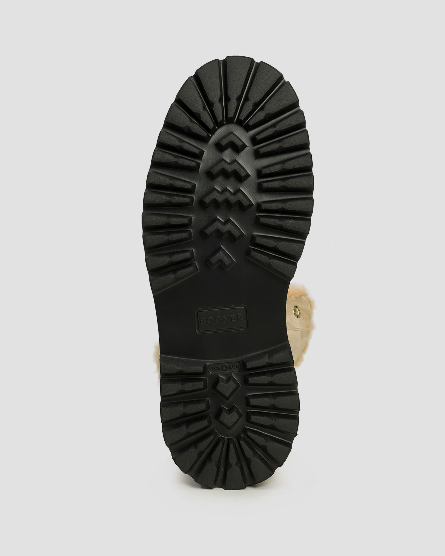 Dámské zimní kožené boty BOGNER Saas Fee 1 B v béžové barvě