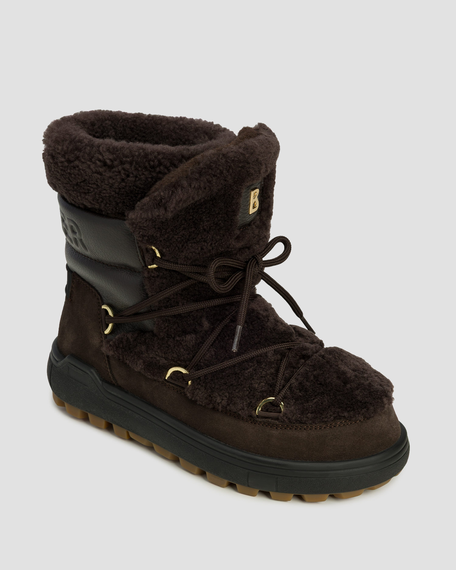 Dámske snehule s hrotmi BOGNER Chamonix S 10 A hnedé