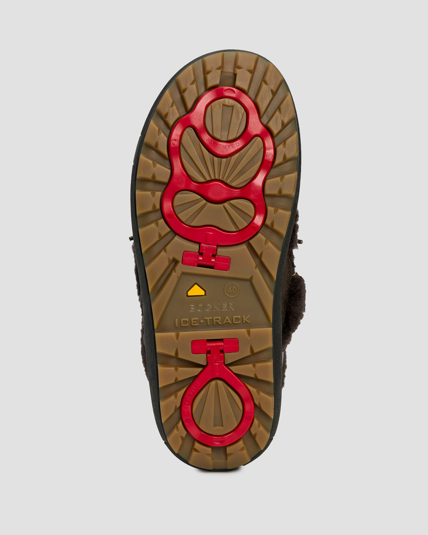 Stivali da neve con chiodi da donna BOGNER Chamonix S 10 A marroni