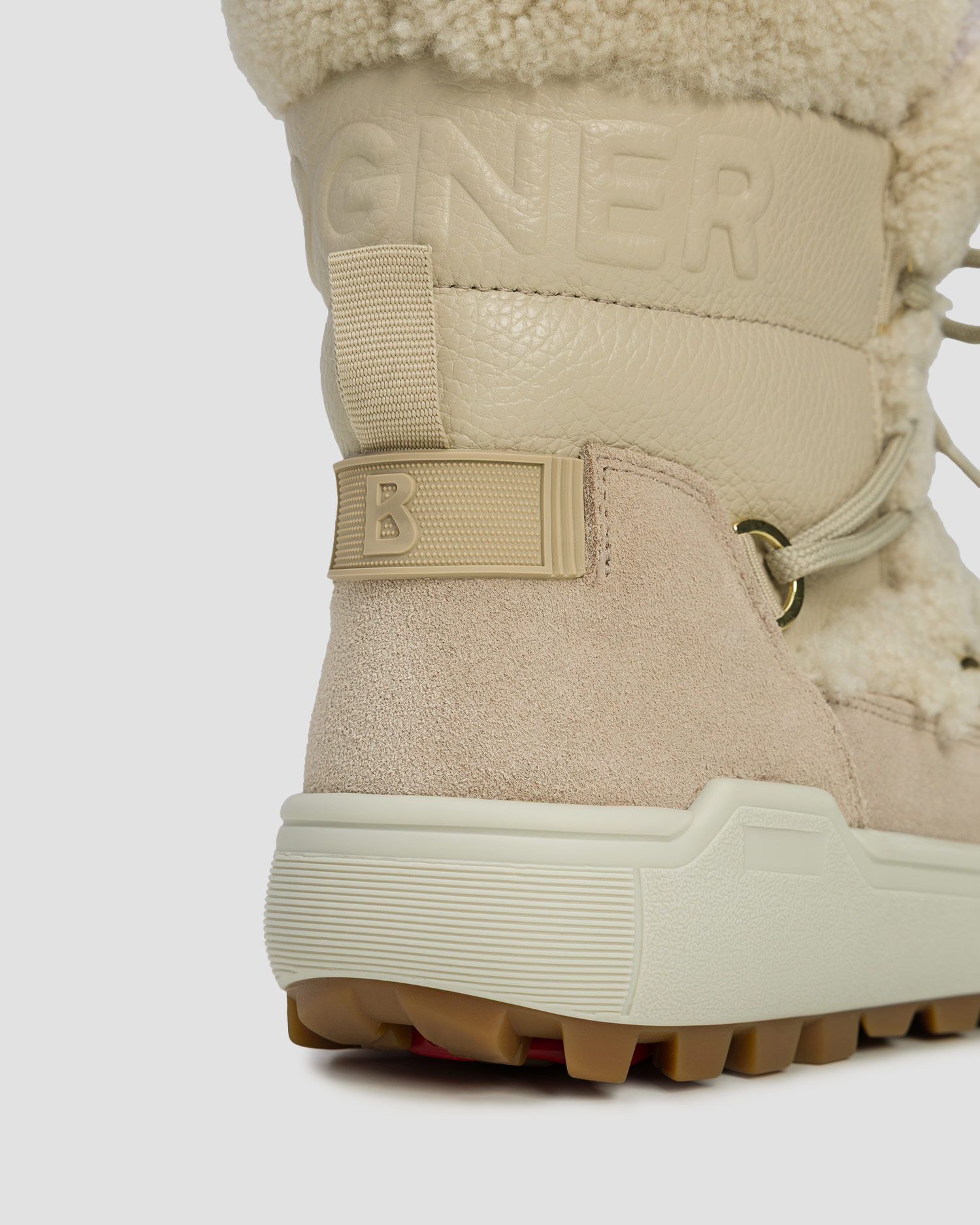 Dámske snehule s hrotmi BOGNER Chamonix S 10 A béžové