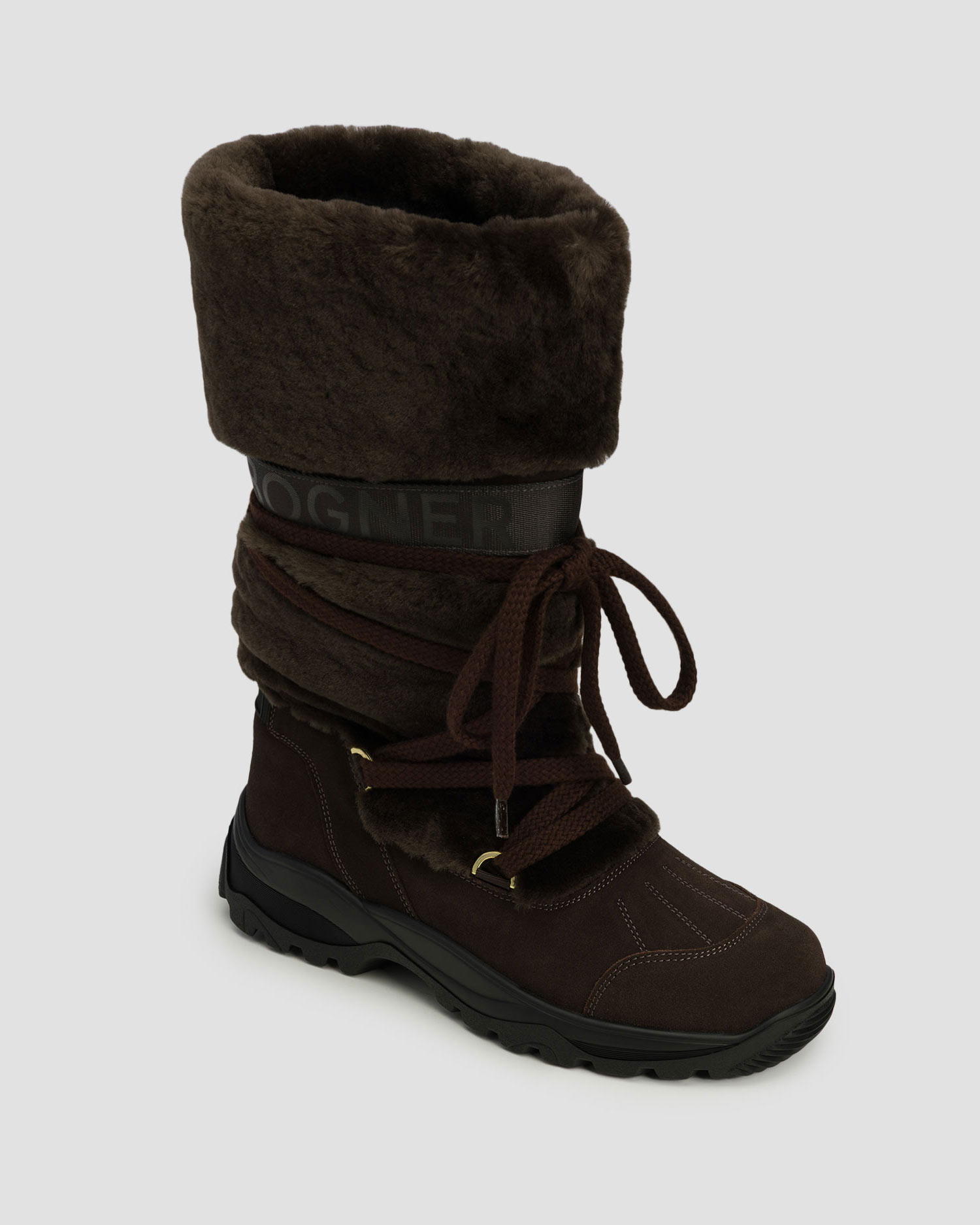 Śniegowce damskie BOGNER Alta Badia S 8 A brązowe