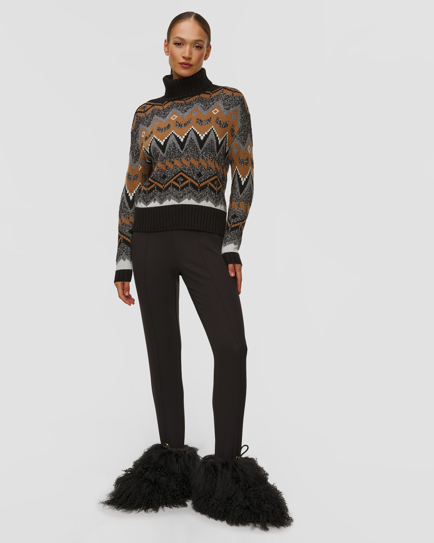 Dámské boty s kožíškem BOGNER Meribel 3 v Černé Barvě