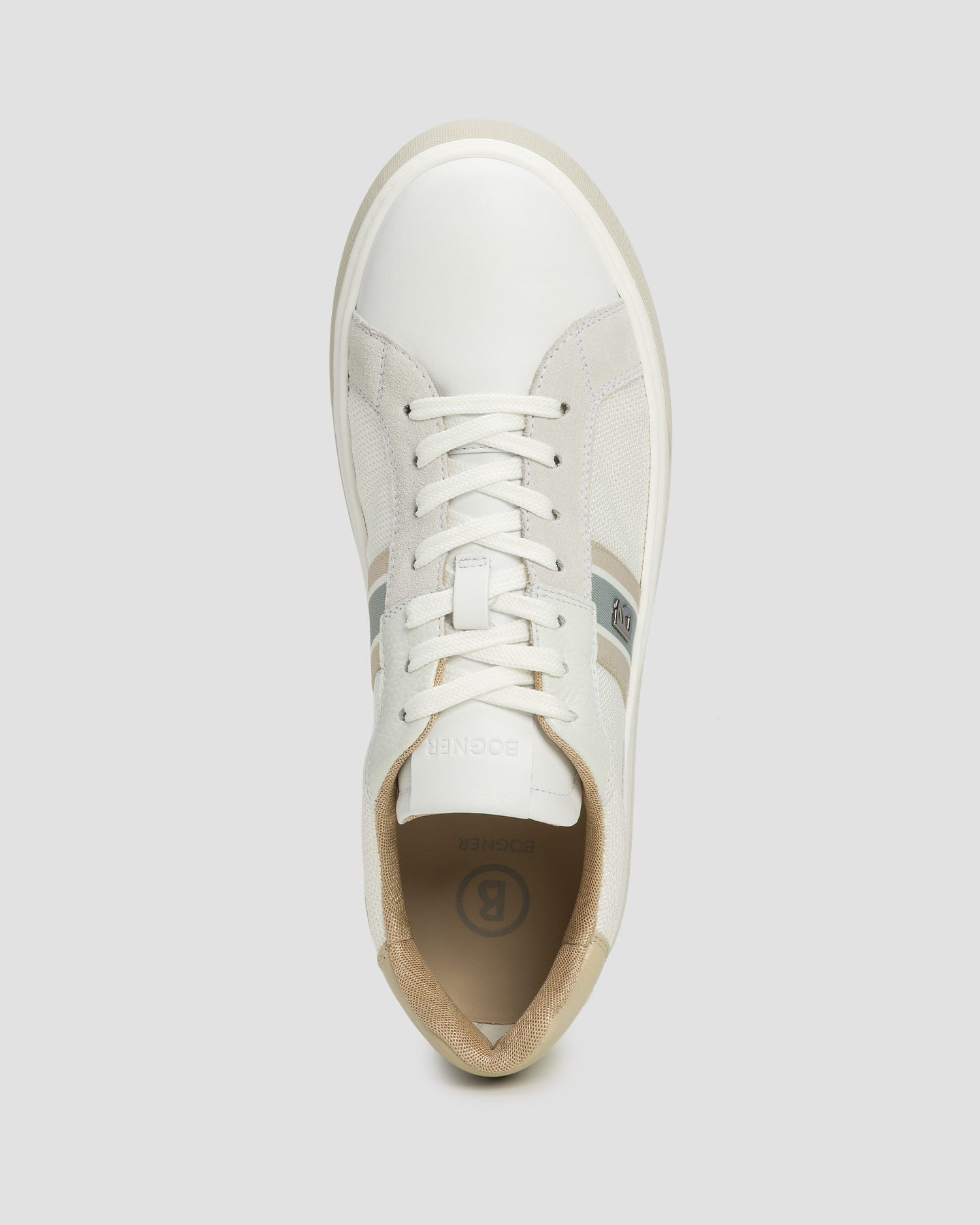 Chaussures blanches pour hommes BOGNER Milan 20 C
