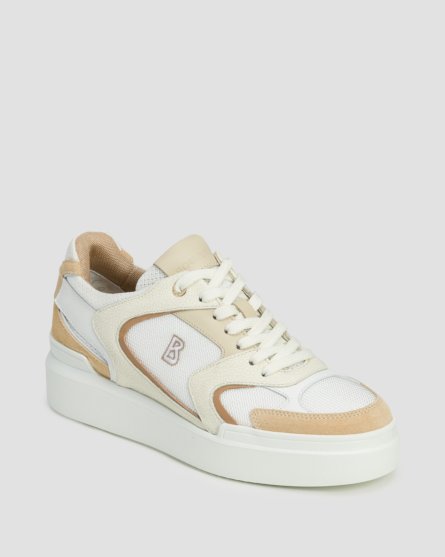 Bílé kožené dámské boty BOGNER Hollywood 29 B