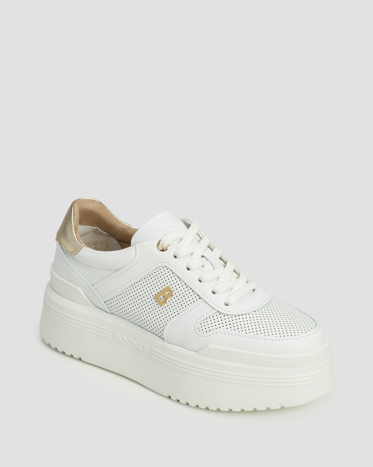 Chaussures pour femmes BOGNER New York 12, Couleur: Beżowy,Biały
