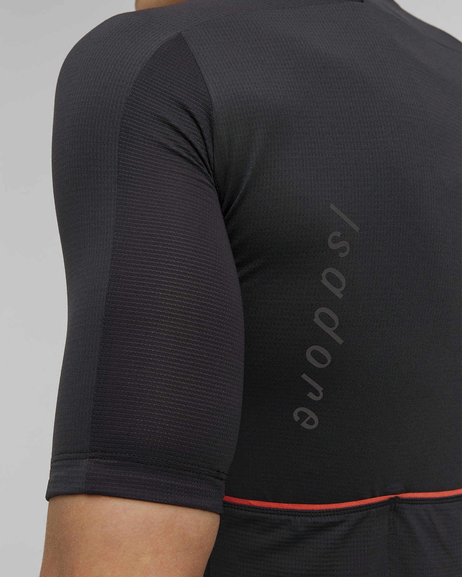 Maglia da ciclismo da uomo Isadore Signature Merino Tech Jersey nera
