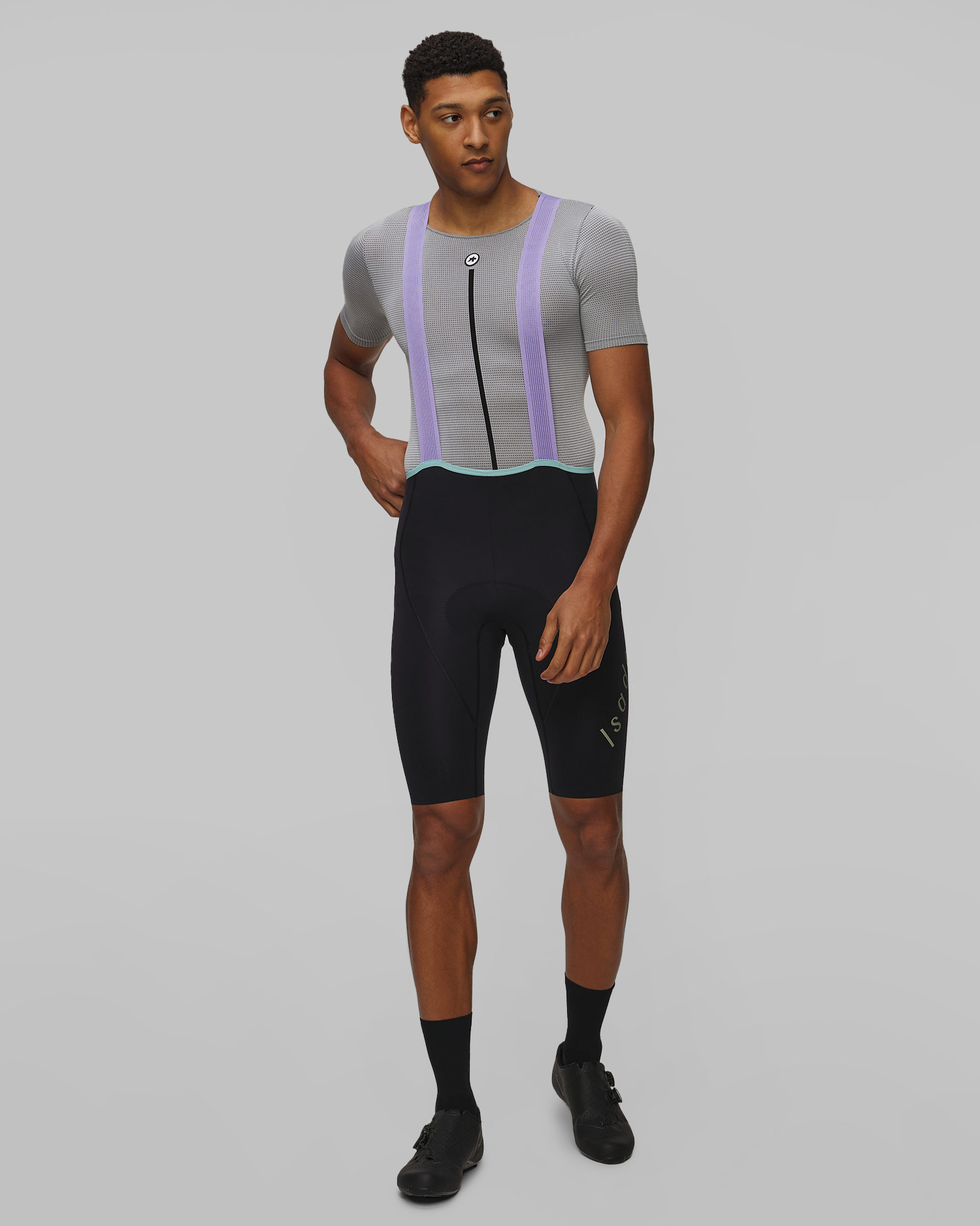 Men's Isadore Alternative Bib Shorts with braces black