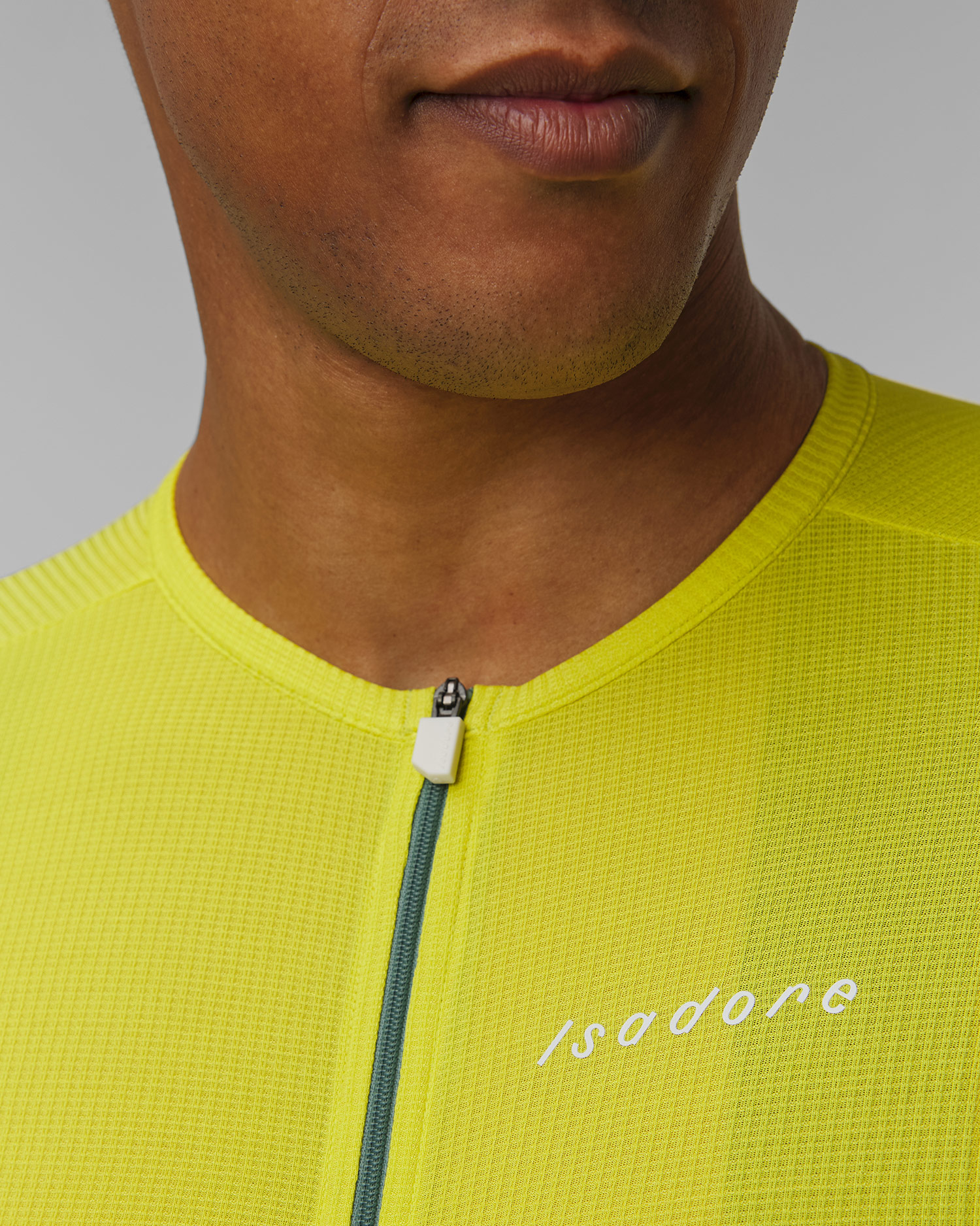 Maglietta da ciclismo da uomo Isadore Debut Merino Air Jersey gialla