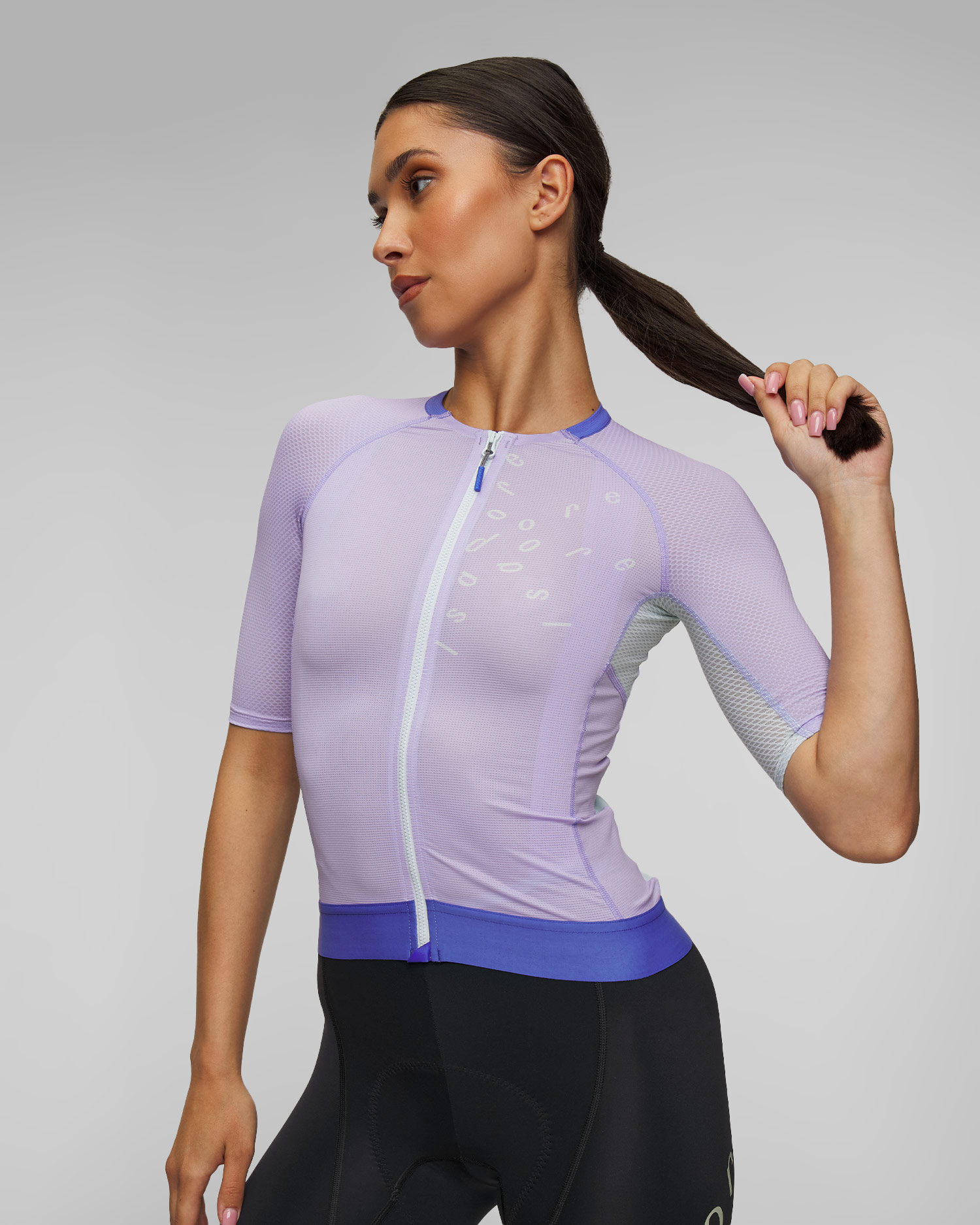 Koszulka rowerowa damska Isadore Alternative Jersey fioletowa