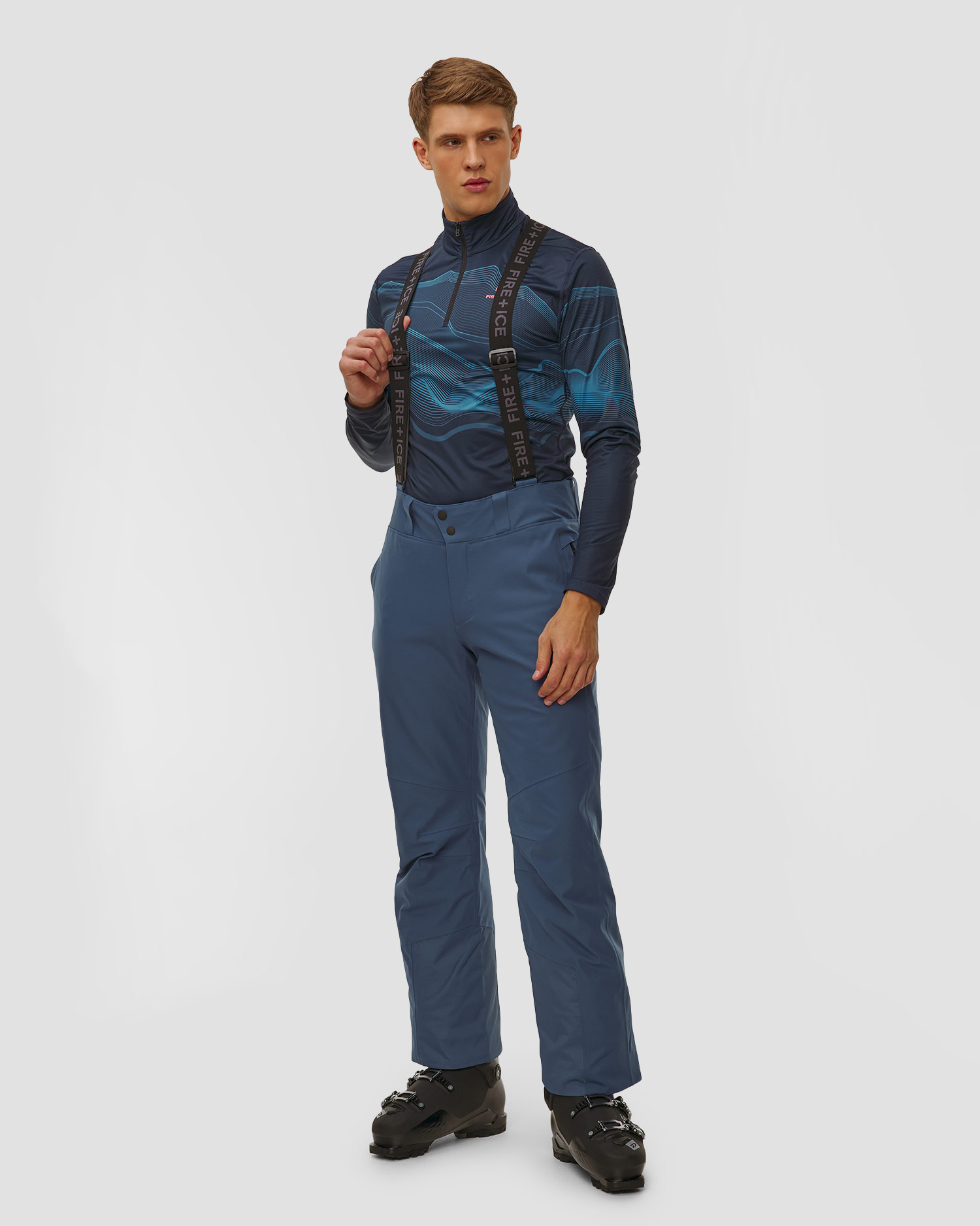 Spodnie narciarskie z szelkami męskie BOGNER FIRE+ICE Scott3-T