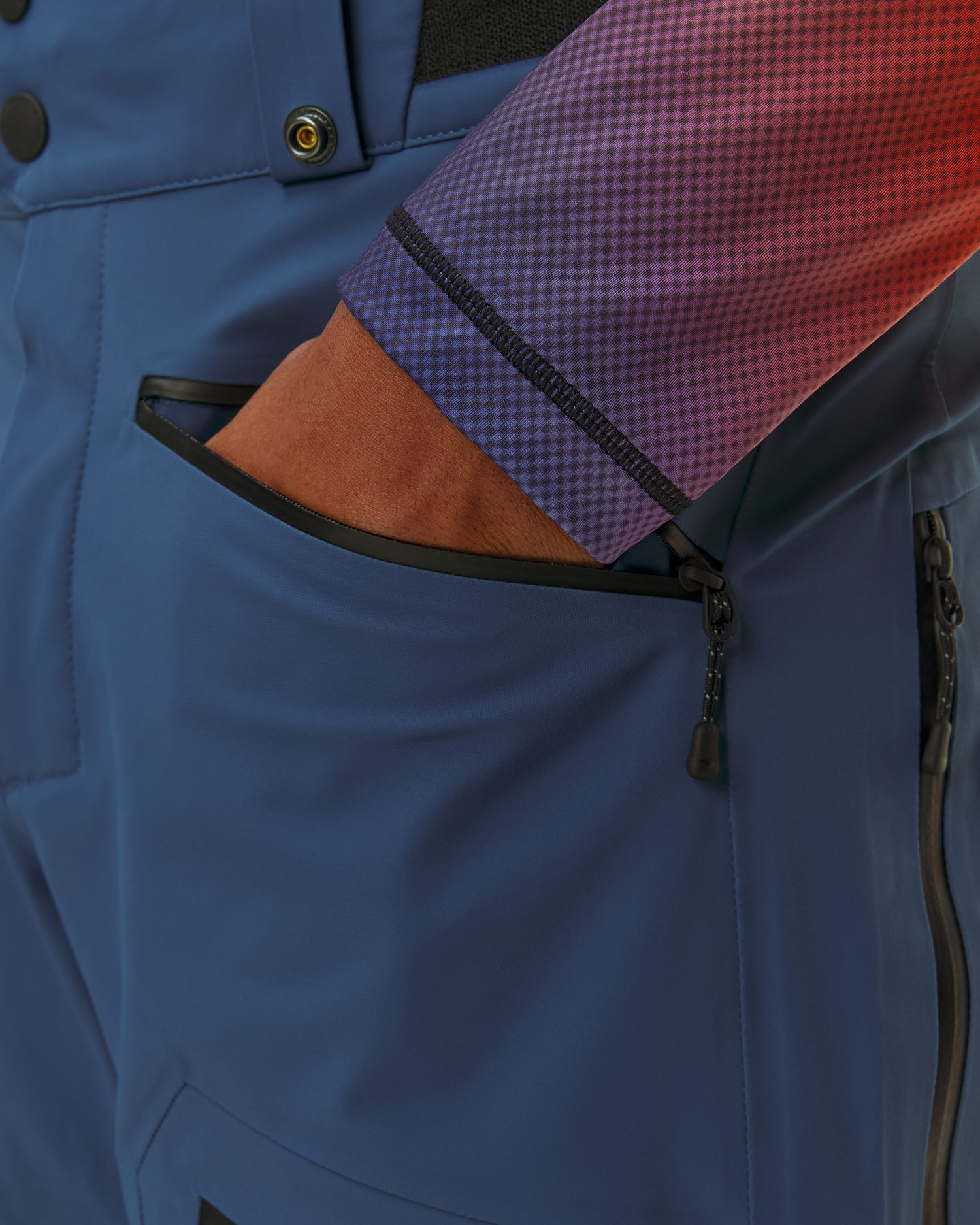 Men's blue ski trousers BOGNER FIRE+ICE Solomun-T