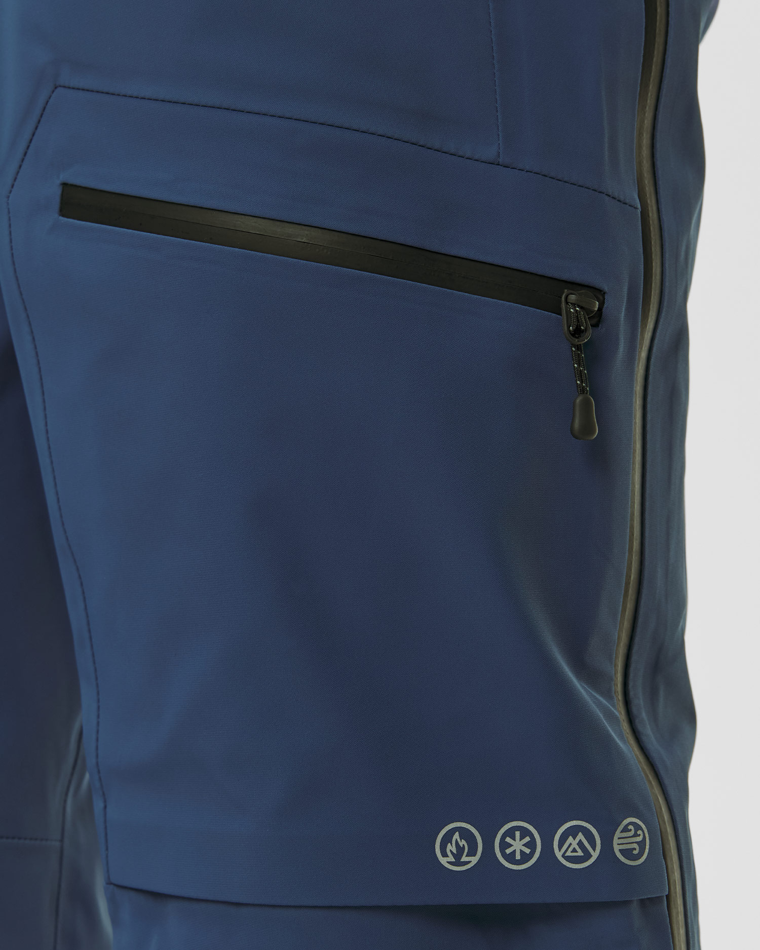 Men's blue ski trousers BOGNER FIRE+ICE Solomun-T