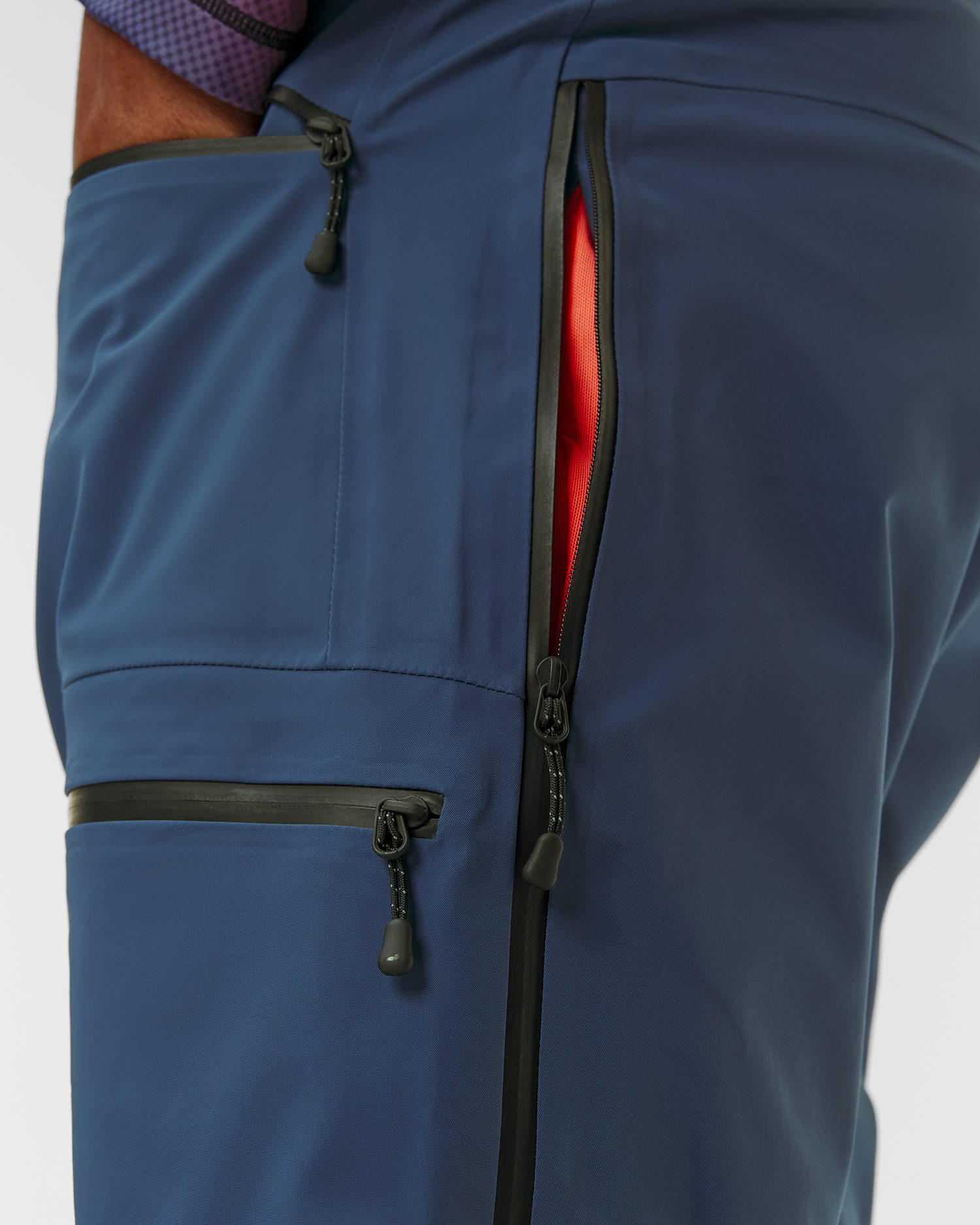 Men's blue ski trousers BOGNER FIRE+ICE Solomun-T