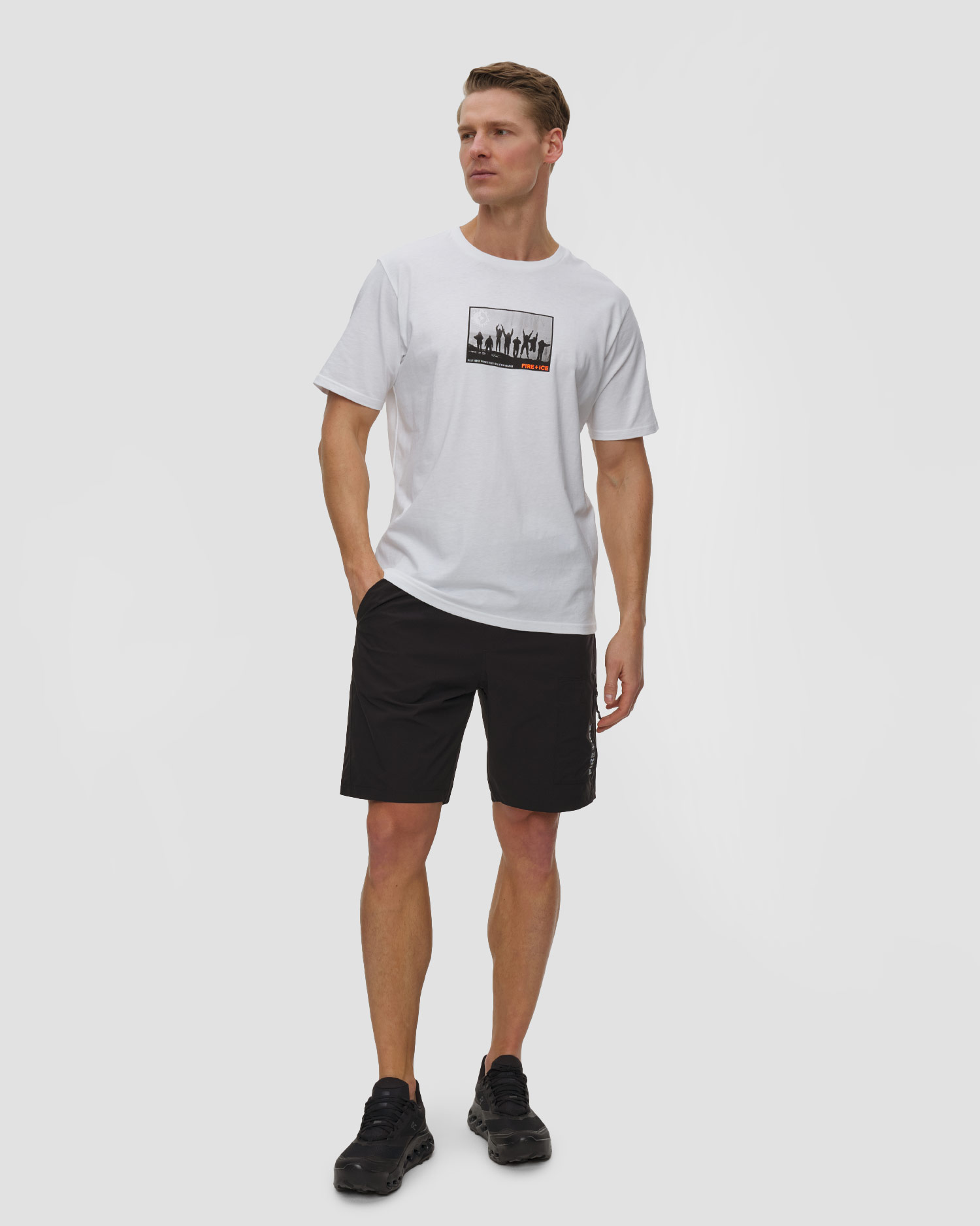 Černé pánské teplákové šortky BOGNER FIRE + ICE PAVEL2