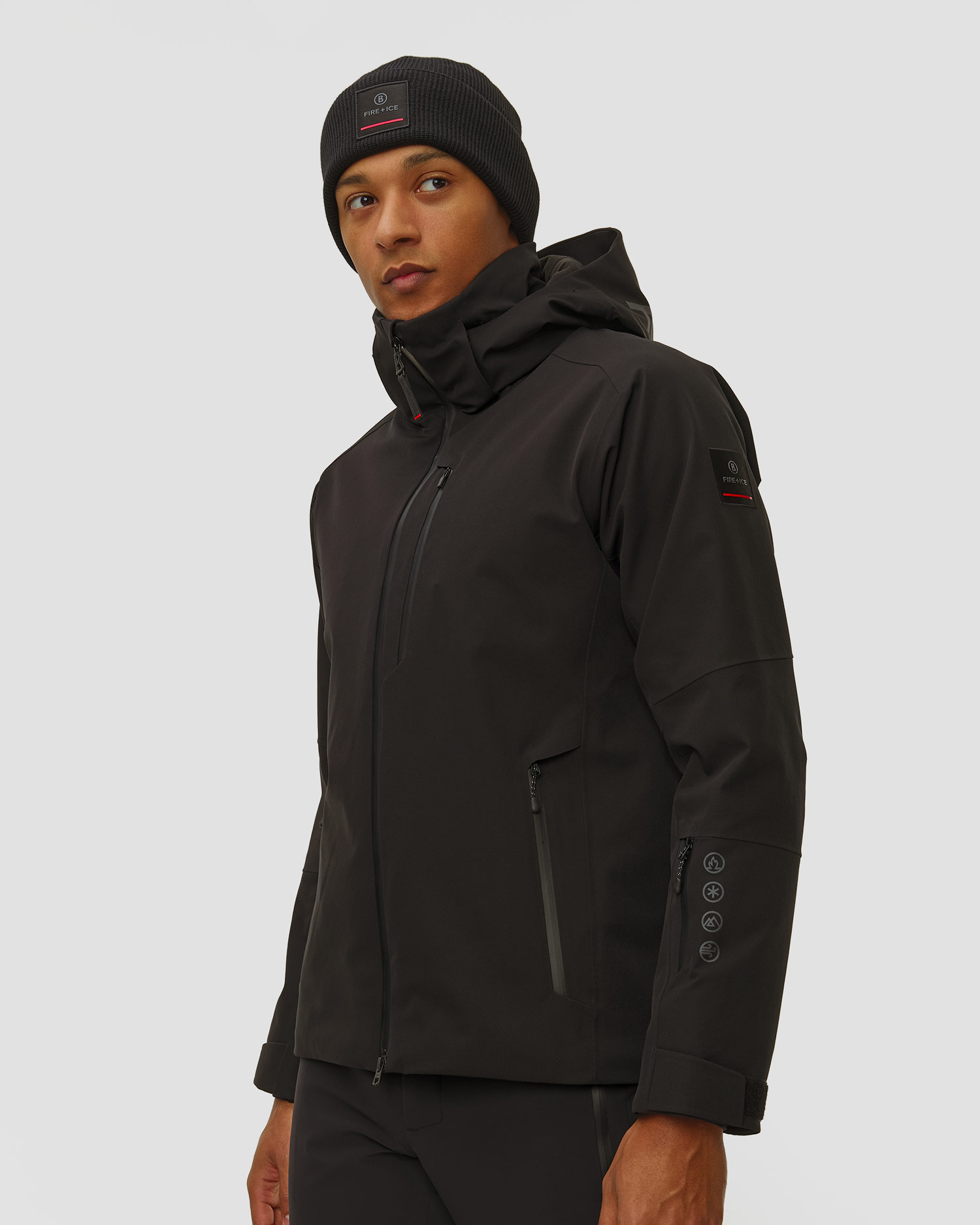 Černá pánská lyžařská bunda BOGNER FIRE+ICE Eason3-T