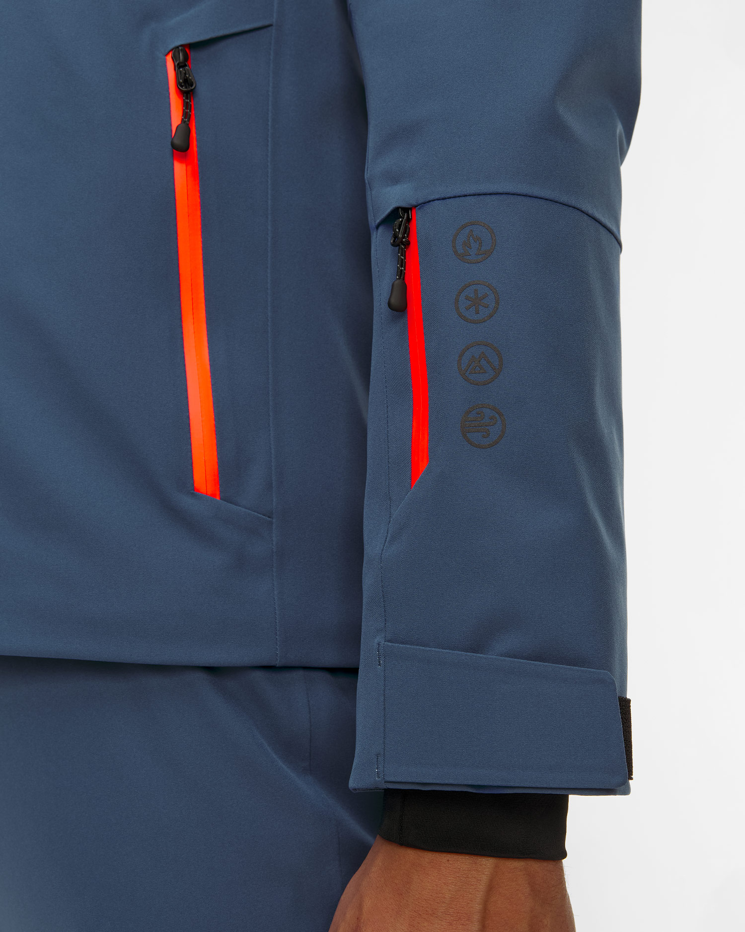 Tmavě modrá pánská lyžařská bunda BOGNER FIRE+ICE Eason3-T