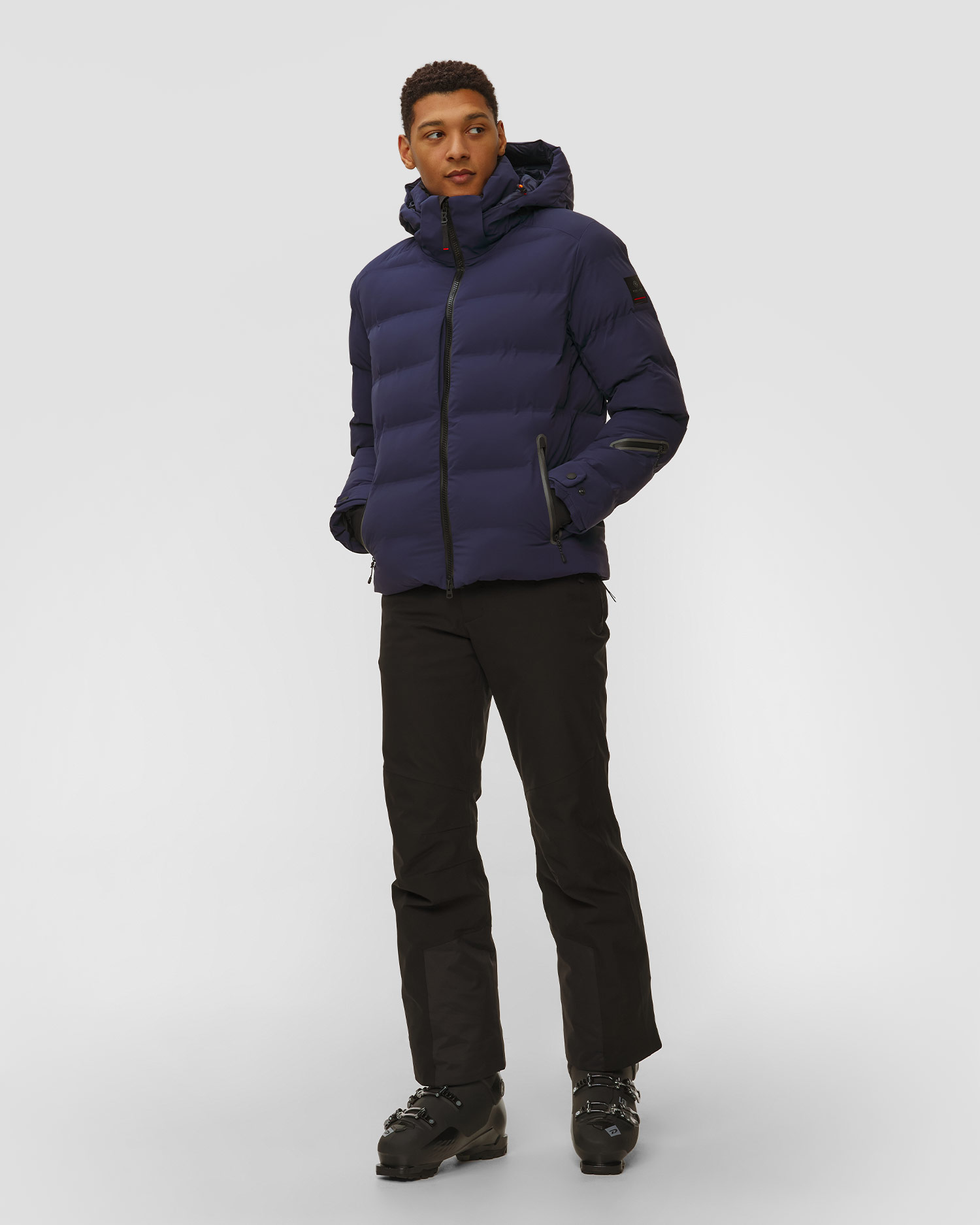 Giacca blu scuro da sci da uomo BOGNER FIRE+ICE Tec-Luka