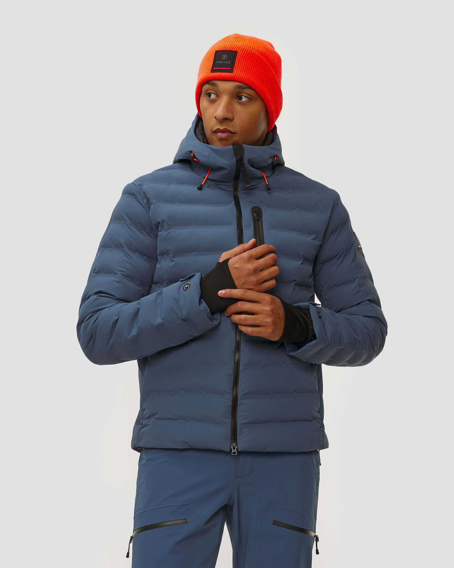 Men's blue ski jacket BOGNER FIRE+ICE York