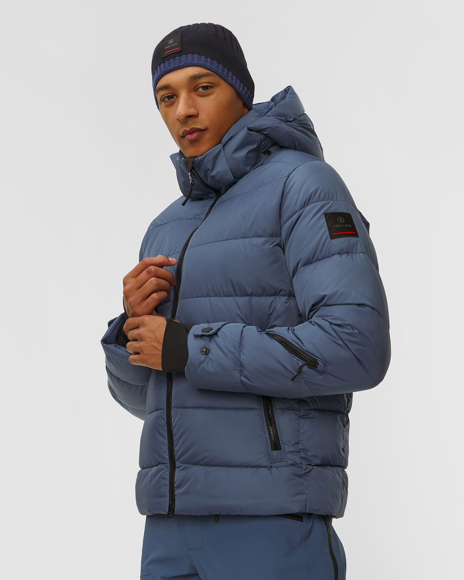 Modrá prošívaná pánská bunda BOGNER FIRE+ICE Luka2