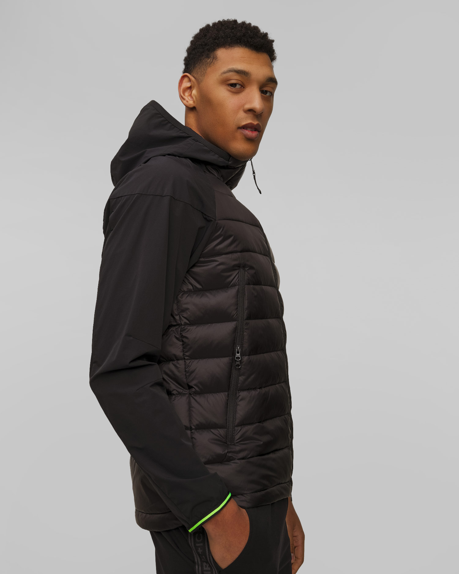 Černá pánská prošívaná bunda BOGNER FIRE+ICE Kegan