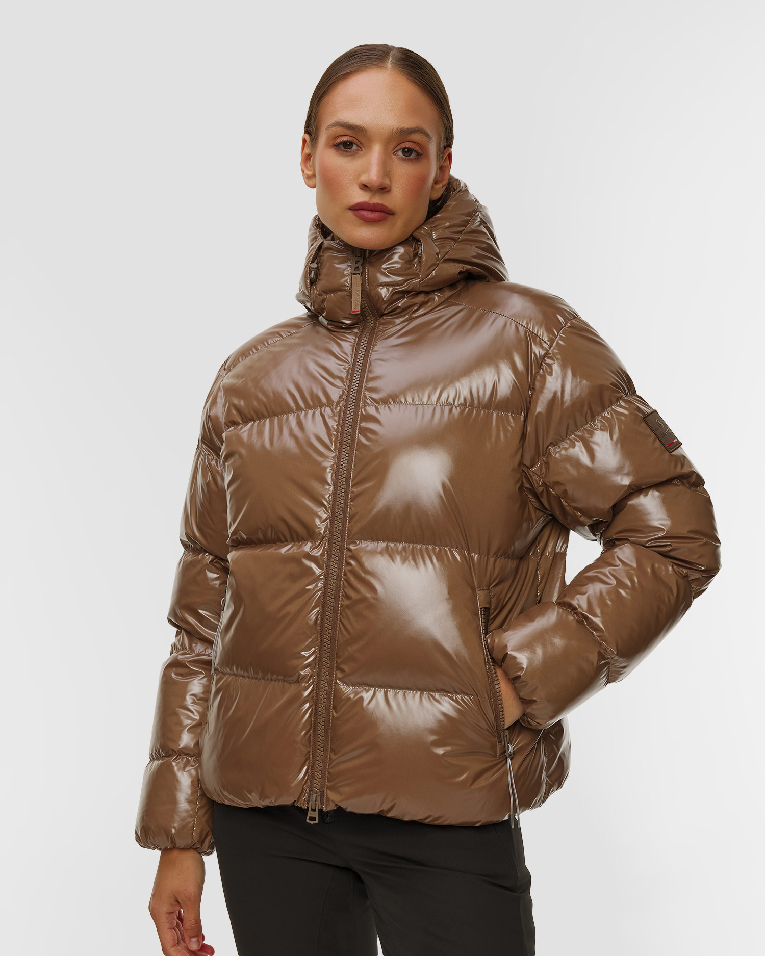 Dámská hnědá prošívaná bunda BOGNER FIRE+ICE Vally-D