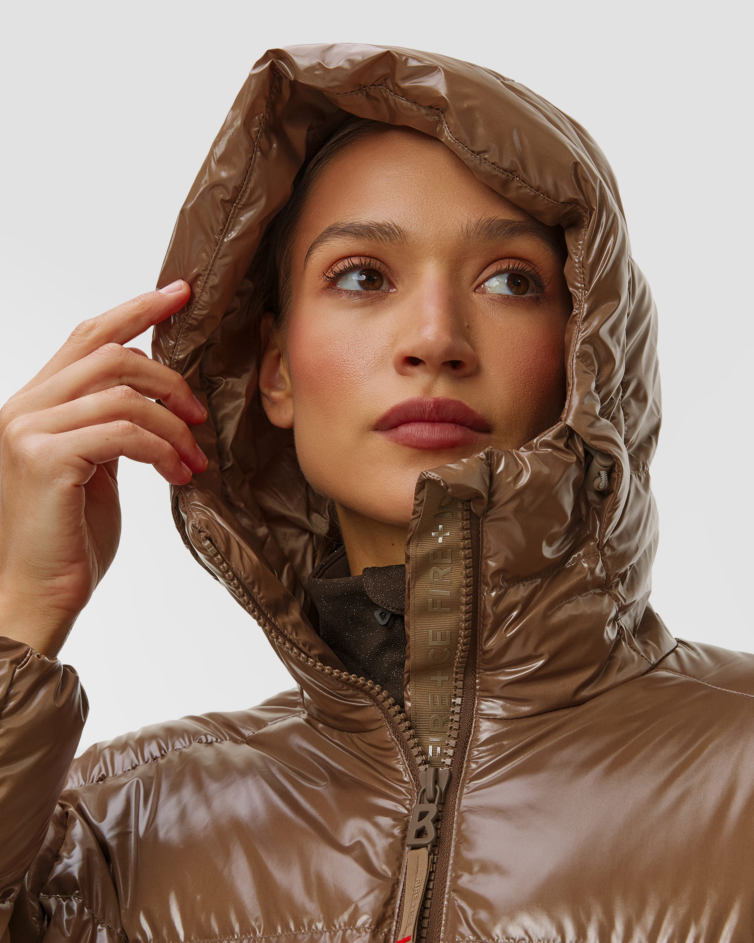 Dámská hnědá prošívaná bunda BOGNER FIRE+ICE Vally-D