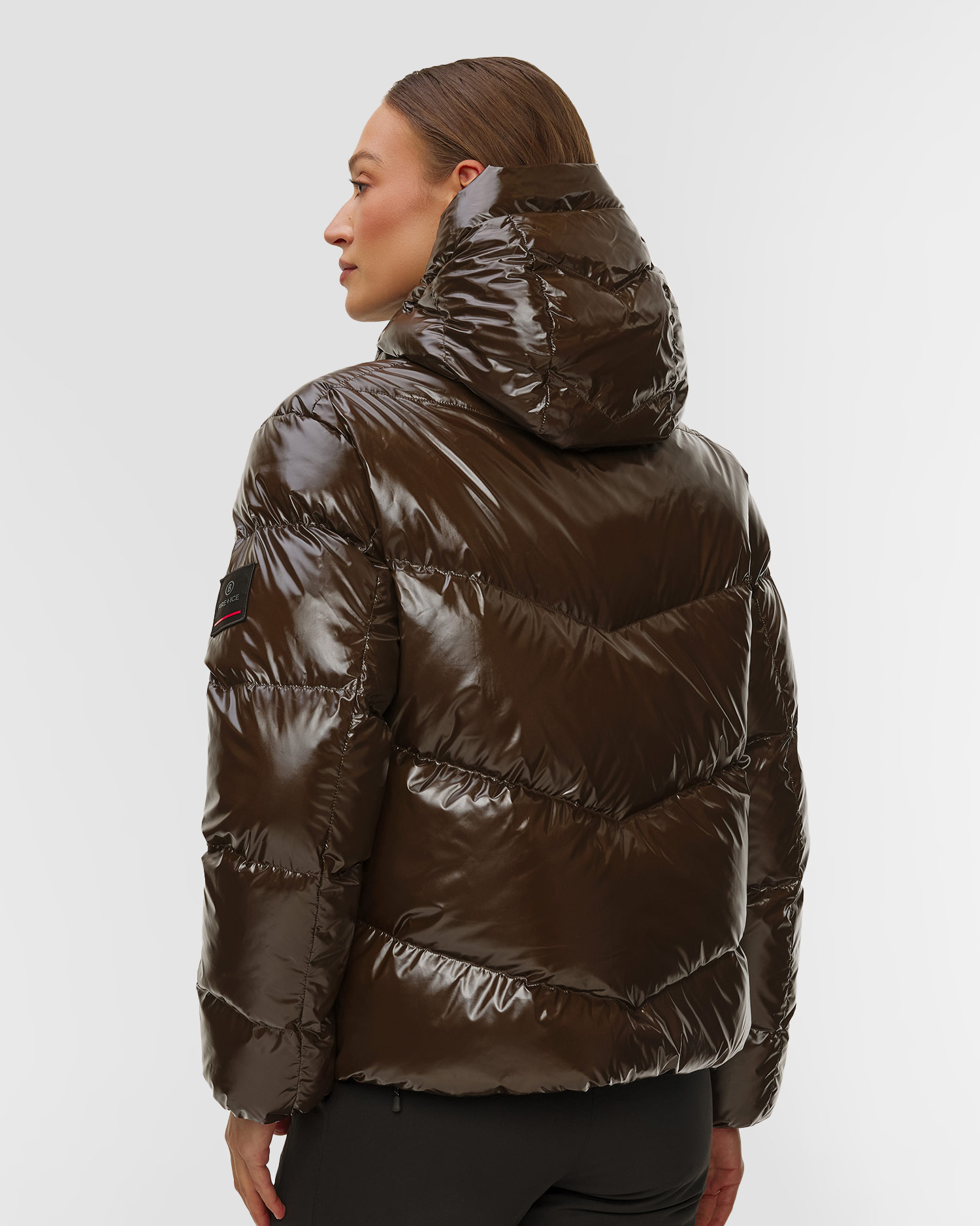 Dámská prošívaná bunda BOGNER FIRE+ICE Vally-D v čokoládovém barevném odstínu