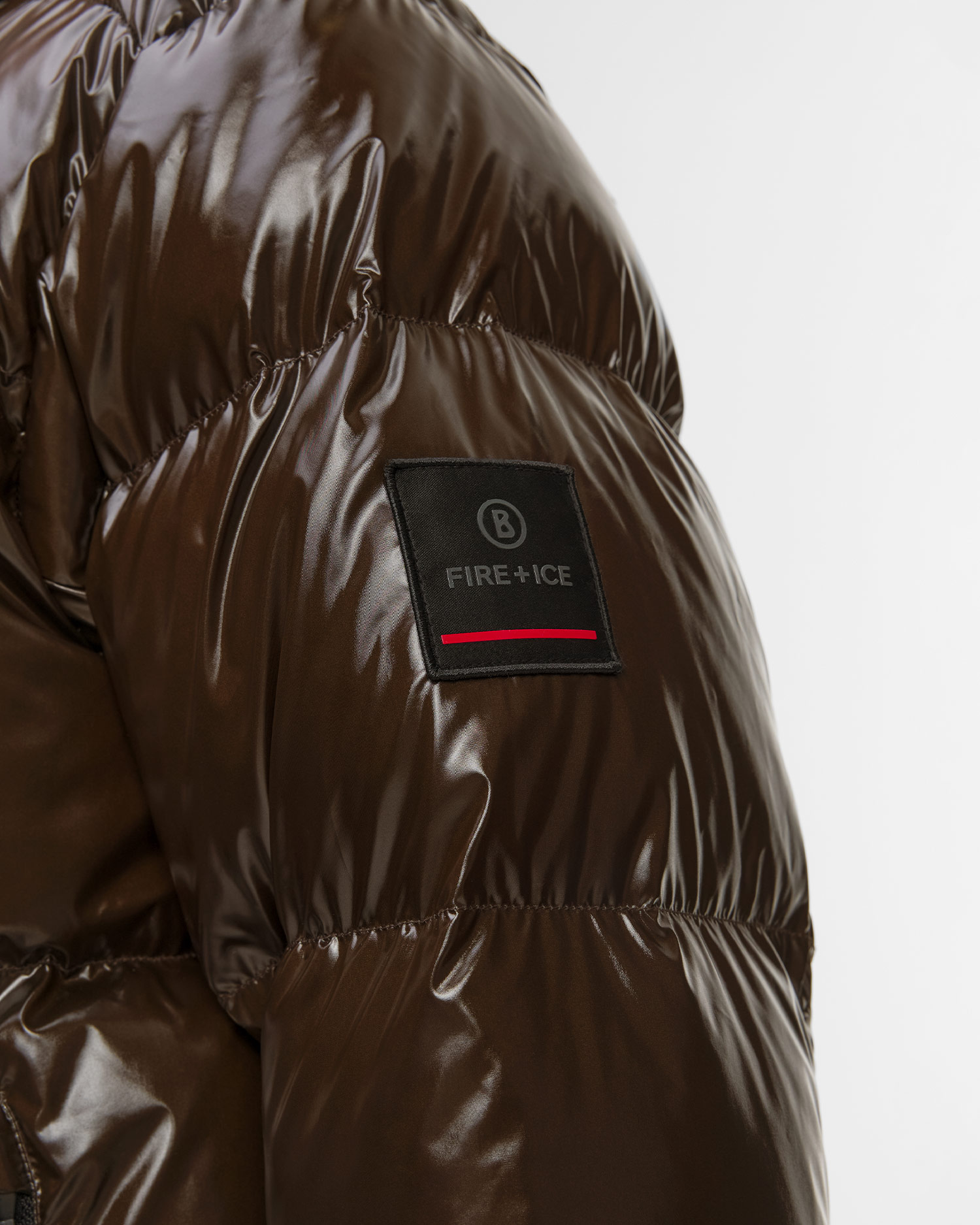 Dámská prošívaná bunda BOGNER FIRE+ICE Vally-D v čokoládovém barevném odstínu