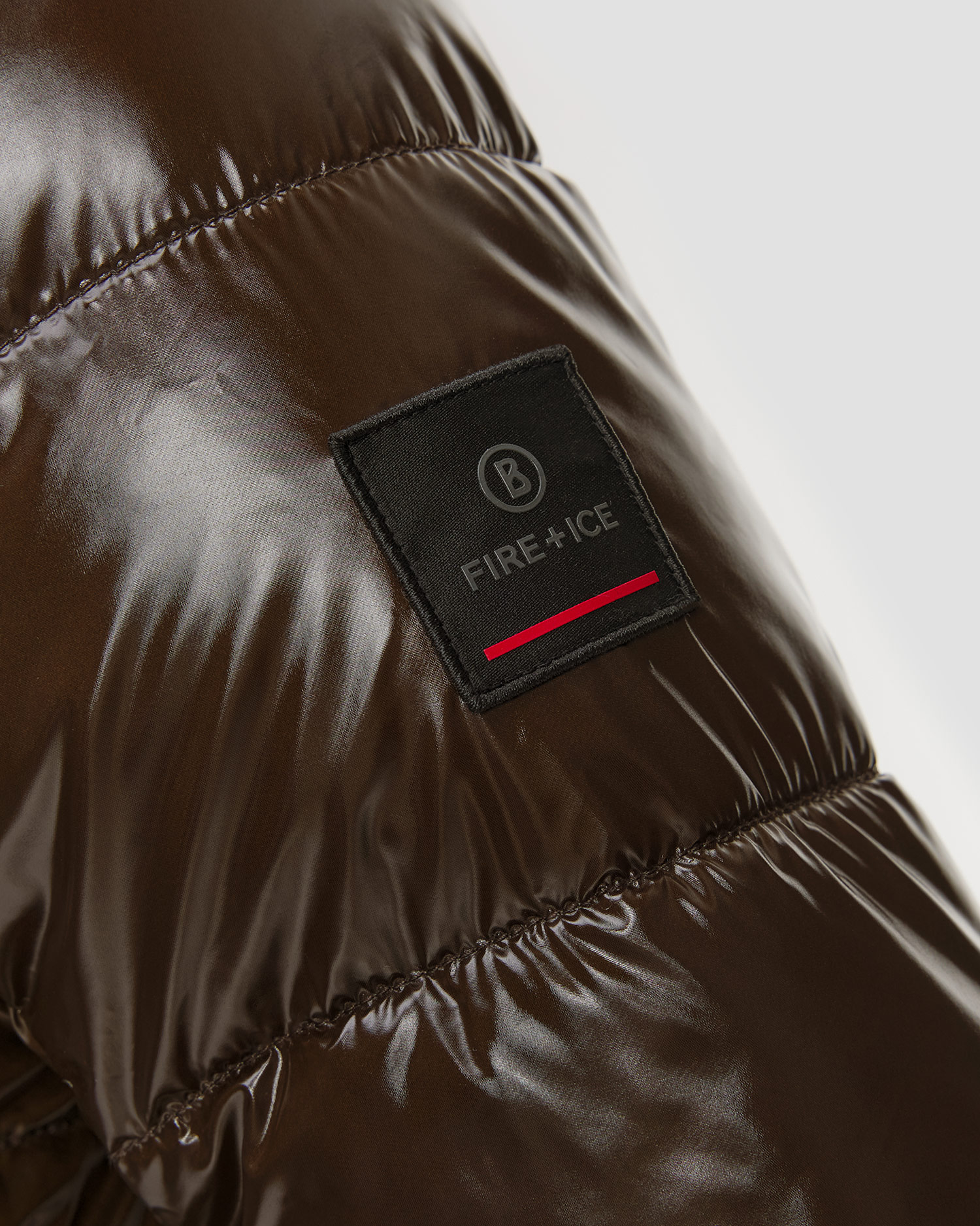 Dámská prošívaná bunda BOGNER FIRE+ICE Saelly2  v čokoládovém barevném odstínu